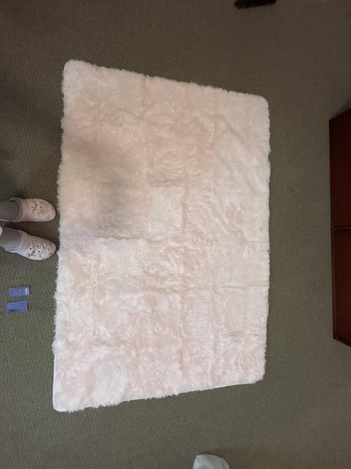 Grey Fluffy Rugs for Bedroom 4x6 Area Rug Shag Rug for Kids Room Furry Carpet Modern Living Room Rug Soft Shaggy Boys Rug Fuzzy Throw Rugs for Home Decor Aesthetic, Dorm Nursery Gray customer photo 2