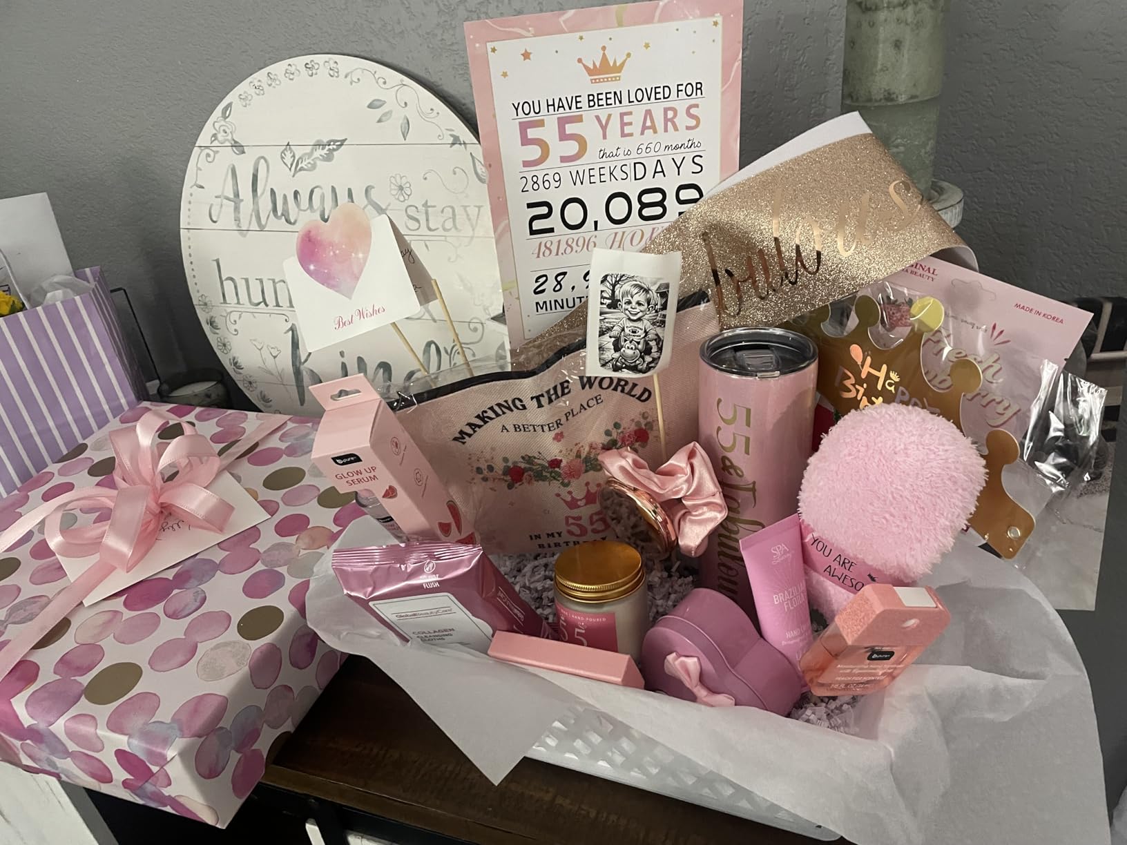 18th Birthday Gifts For Girls Best Gift For 18 Year Old Girl Trendy Stuff | With must-have gift items: Tumbler Candle Pouch & more. Perfect birthday gifts set-no wrapping needed, ready to impress! customer photo 1