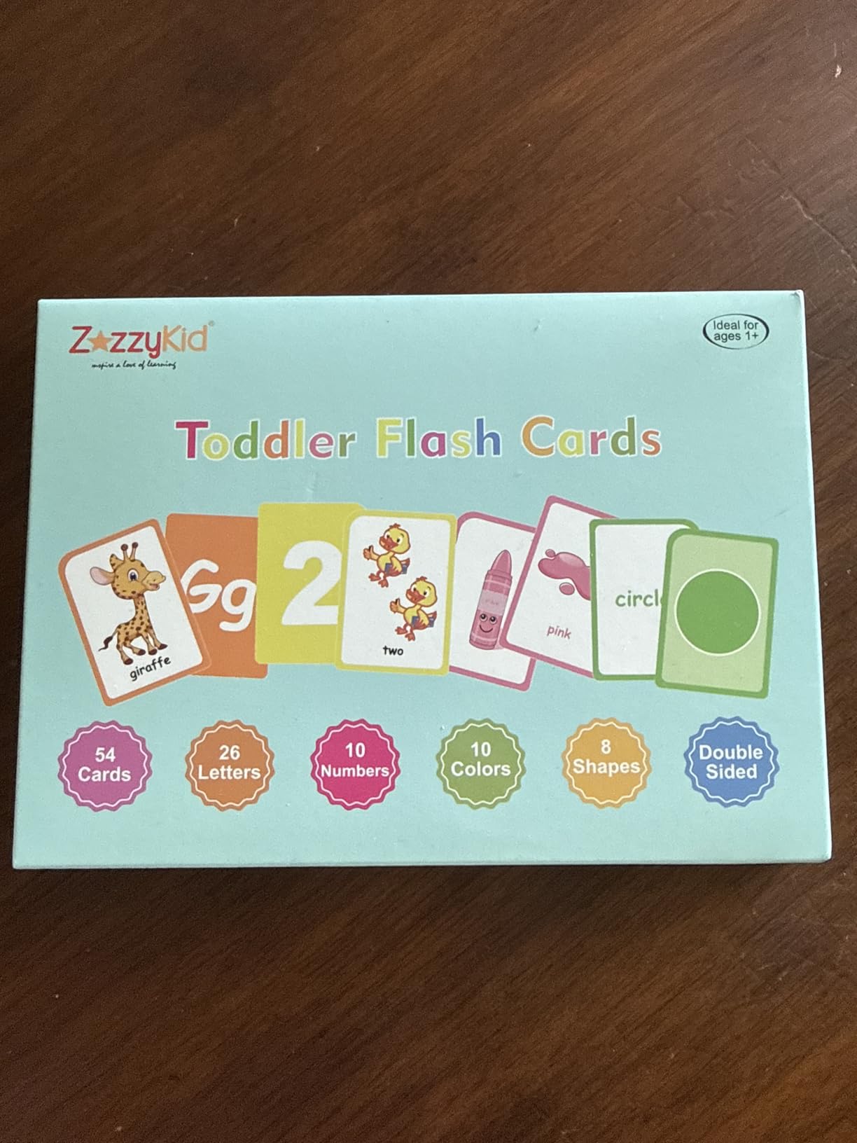 Flash Cards for Toddlers-Learn Alphabets, Numbers, Colors & Shapes | 54 PCS double sides flashcards, Learn alphabets, numbers, colors & shapes, early learning toy for preschool kids customer photo 1
