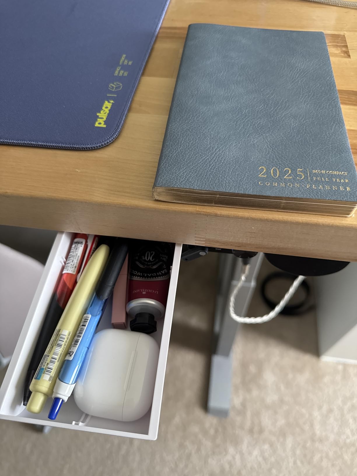 Bostitch Konnect Under Desk Drawer, Self-Adhesive Slide Out Storage Organizer with 4 Customizable Dividers, 2-Pack customer photo 2