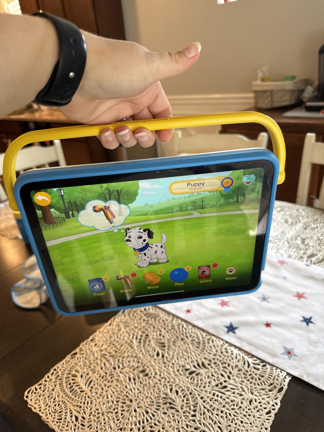 OtterBox Made for Kids Case for iPad (A16) & iPad 10th Gen - FLOATIES (Blue), Durable, Easy Grip ridges, Easy to Clean customer photo 2