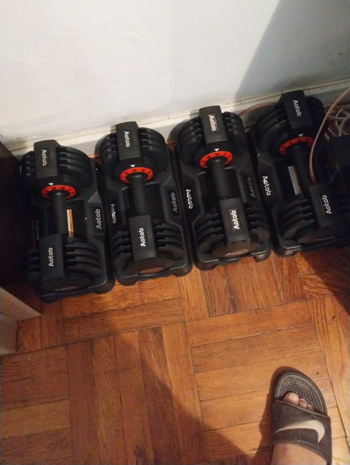 SKOK 25/55lbs Adjustable Dumbbells Set, Adjustable Weights Dumbbells Set customer photo 1