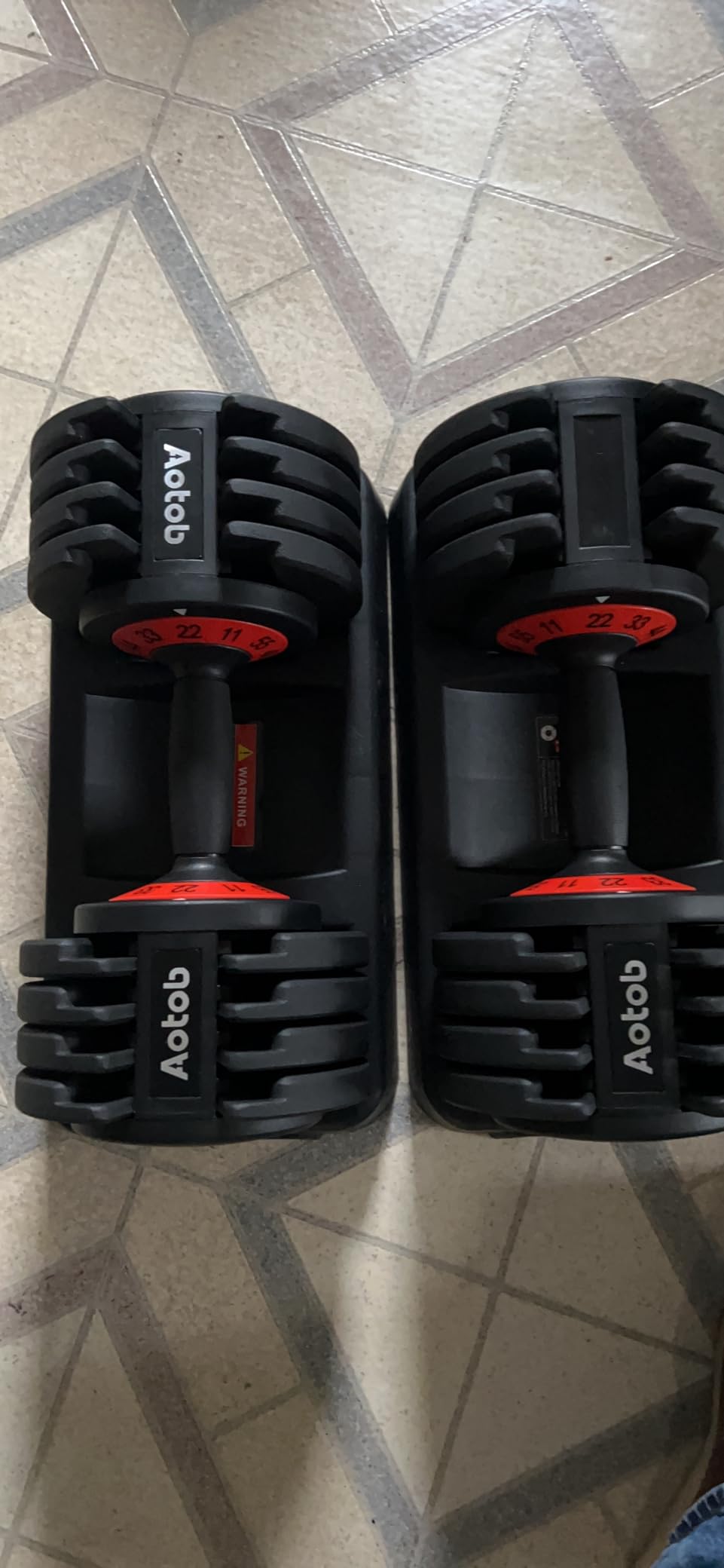 SKOK 25/55lbs Adjustable Dumbbells Set, Adjustable Weights Dumbbells Set customer photo 2