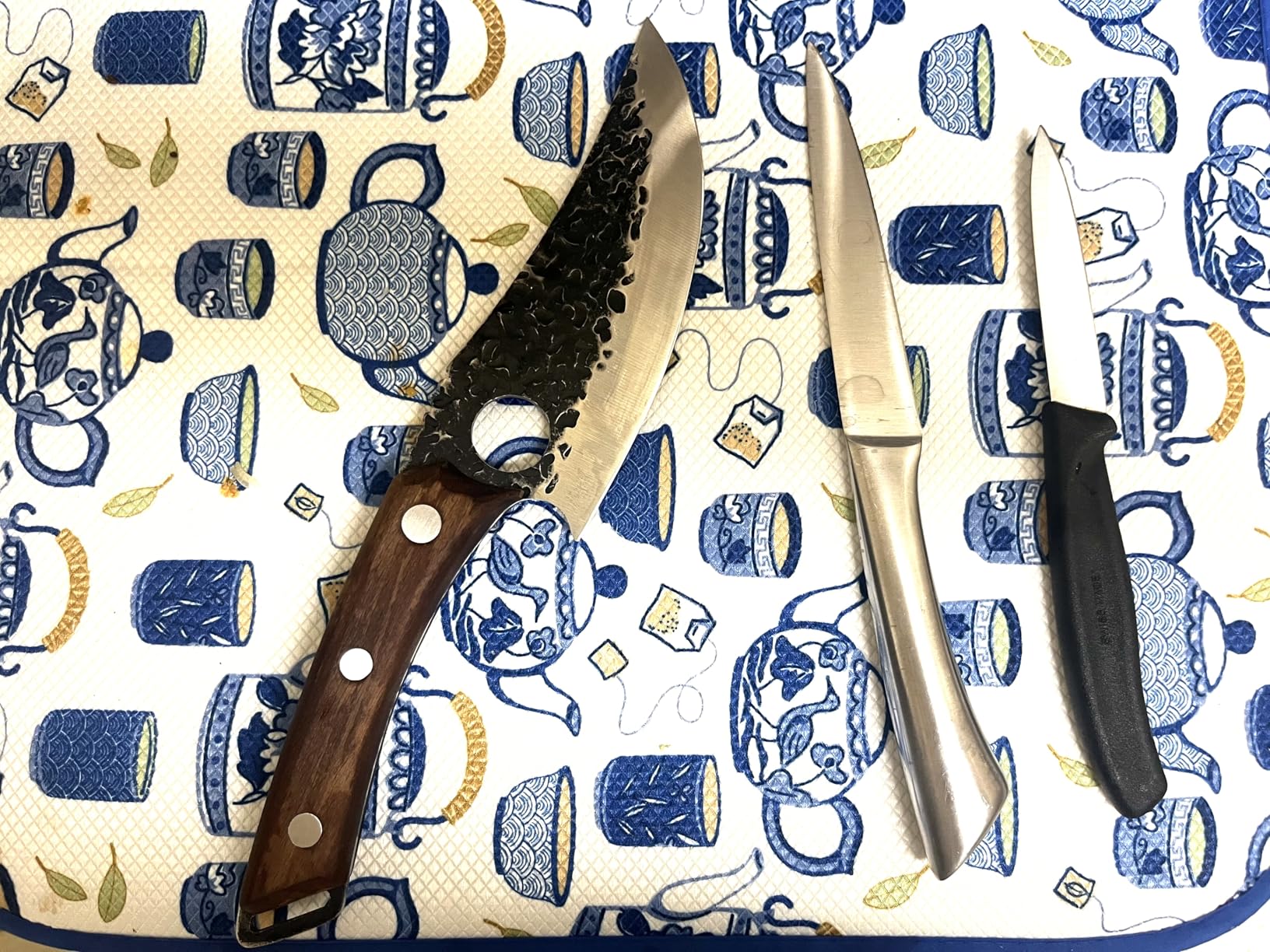 Matsato Chef Knife - Perfect Kitchen Knife for Cooking, Chopping | Japanese Steel Knife for Home, BBQ. For Balance & Control, 6.3 Inch customer photo 1
