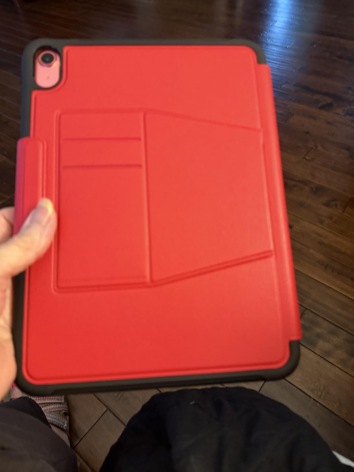 SEYMAC stock Case for iPad (A16) 11th/10th Generation 11/10.9'', Full-Body Drop Protection, Stitched Slim Pencil Sleeve, Strong Magnetic Auto Sleep Case, Absorbing Multi-Angles Stand, Card Slot - Gray customer photo 1