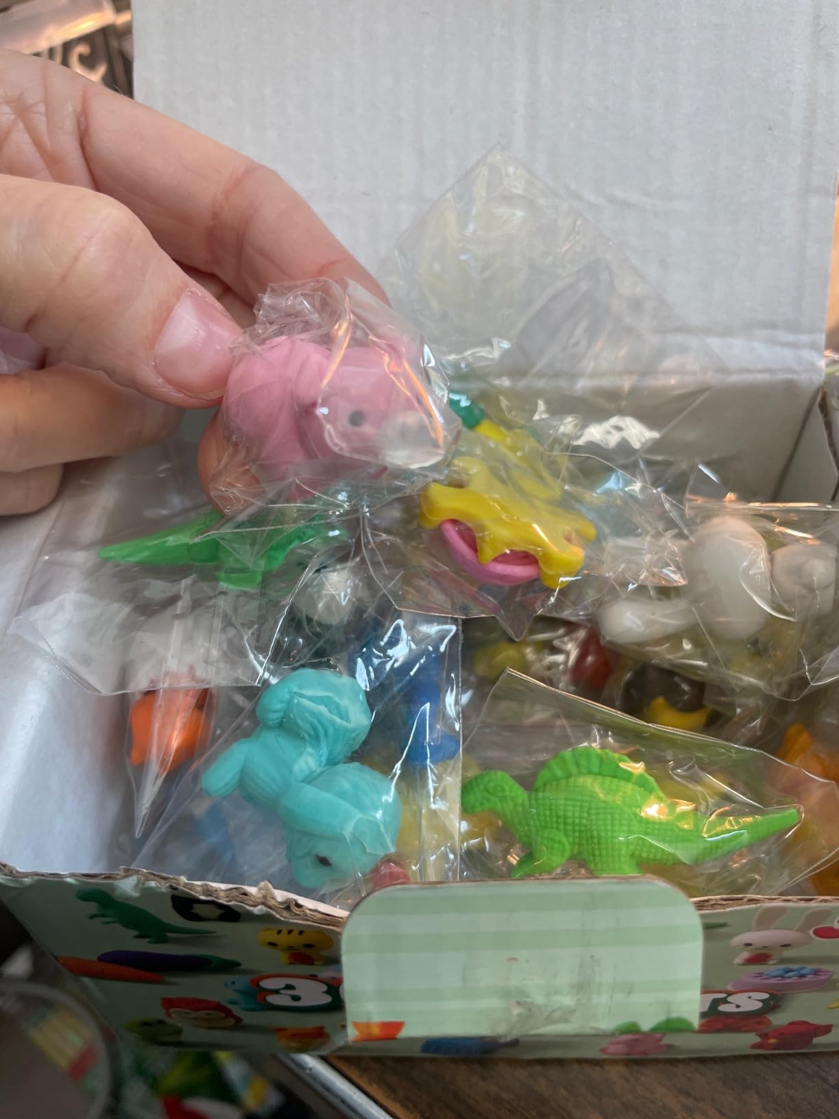 JOYIN 36Pcs Animal Erasers for Kids, Cute Pencils Erasers Bulk, Desk Pets Puzzle for Classroom Rewards Back to School Supplies Party Favors Treasure Box Toys Gifts customer photo 1