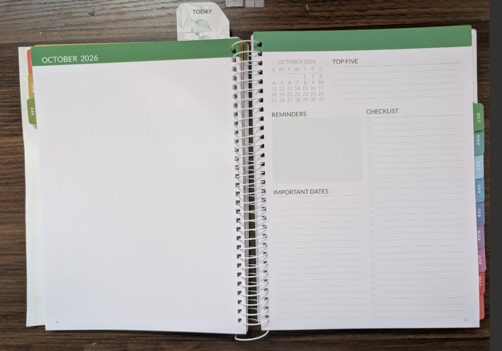 SUNEE Deluxe Teacher Planner 2026-2027, Lesson Planner Book with 7 Periods Jul 2026 - Jun 2027, 8.5