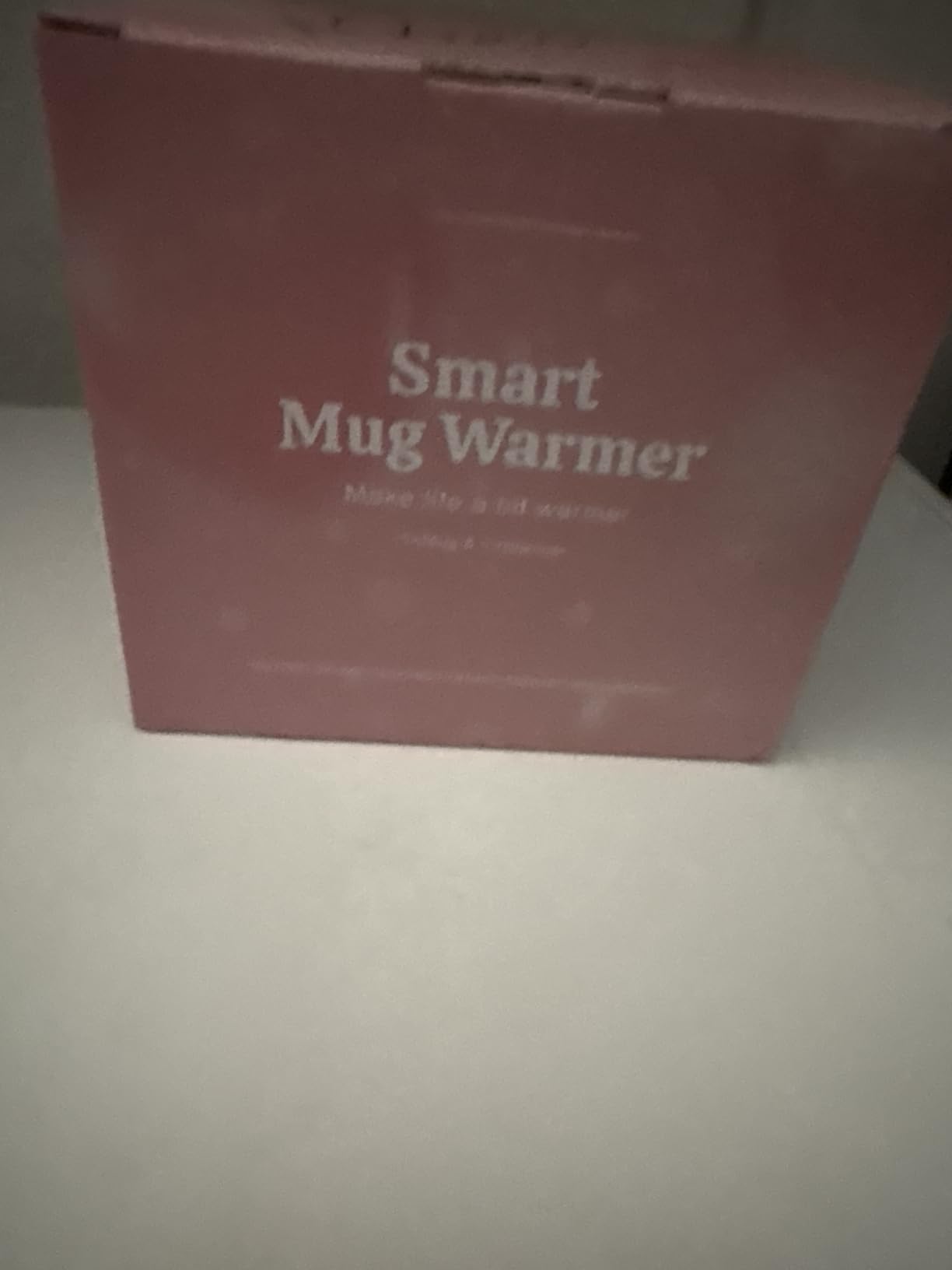 Coffee Mug Warmer & You are Awesome Mug Set, Electric Cup Warmer for Desk, Beverage Warmer Plate for Coffee/Tea, 4 Temperature Setting, 8-Hours Auto Shut Off, 14oz Mug with Spoon & Lid Included customer photo 1