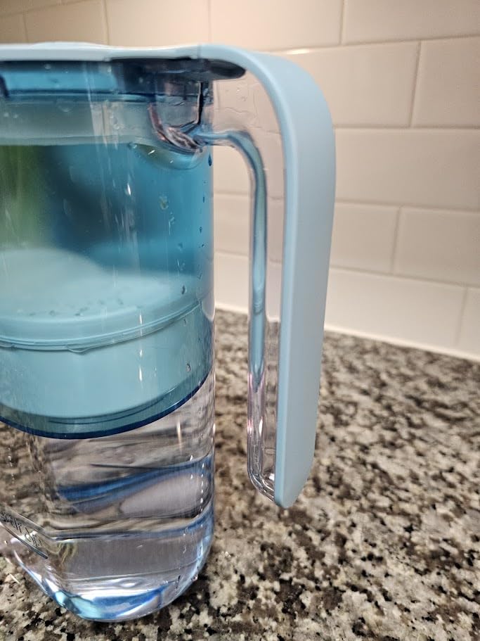 Waterdrop PT-05B-L Water Filter Pitcher, 7-Cup, NSF Certified, Blue | 200-Gallon Long-Life Filter Purifier, Reduces Chlorine and PFOA/PFOS, Replaces 6,400 Plastic Water Bottles a Year customer photo 2