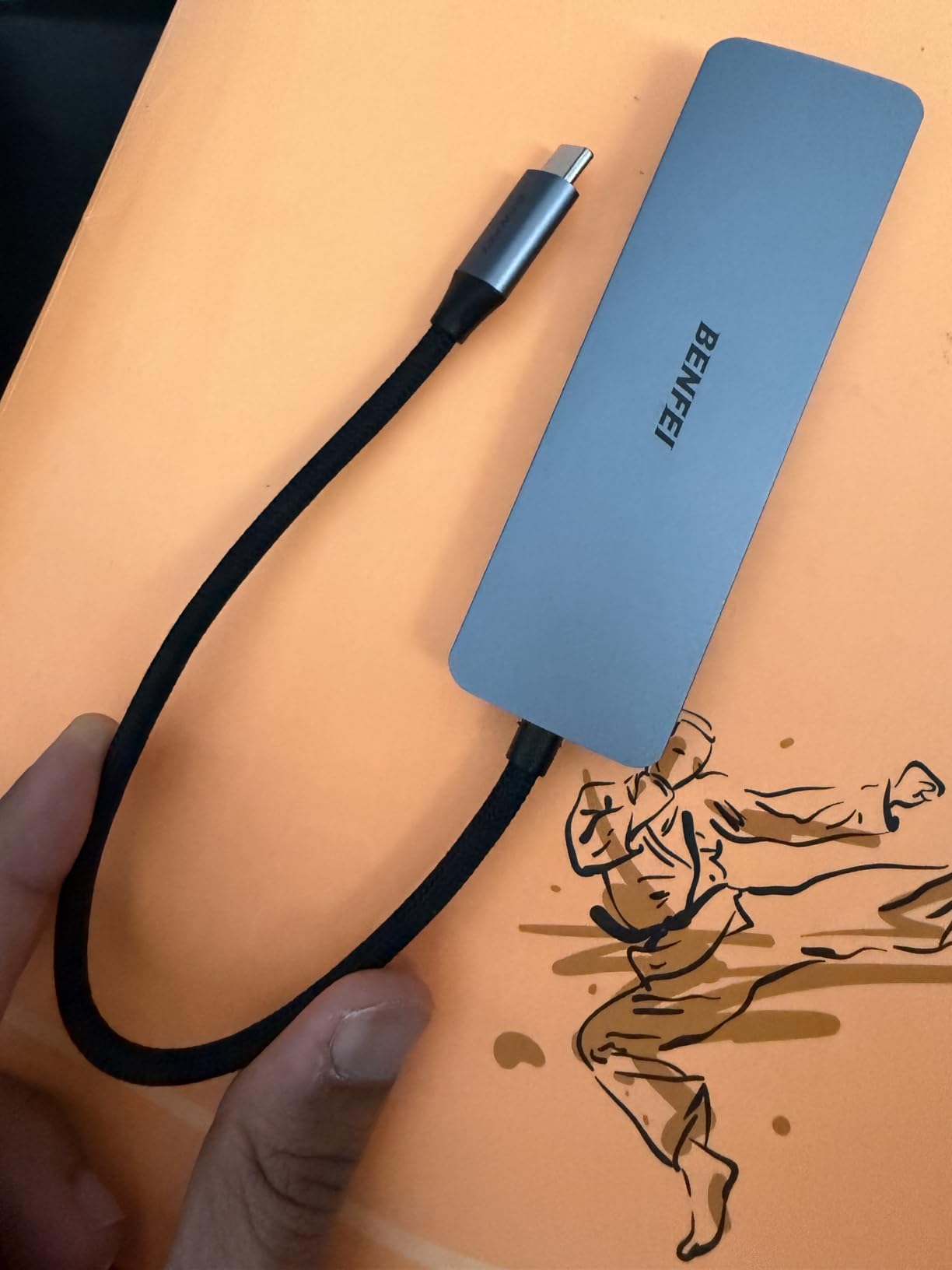 BENFEI USB C Hub 5-in-1 with 4K HDMI, 100W Power Delivery, 3 USB-A, Aluminum Case customer photo 2