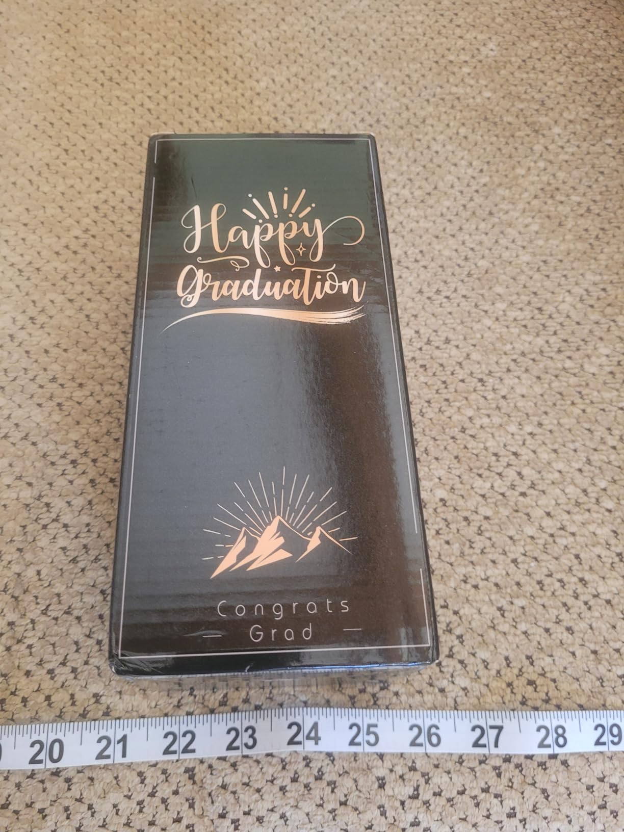 2026 Graduation Gift for Her Tumbler - 20 oz Rose Gold Wine Tumbler Cup with Lid, Straw, Brush, Keychain and Card Set with Gift Box for Nursing High School College Female Graduates customer photo 2