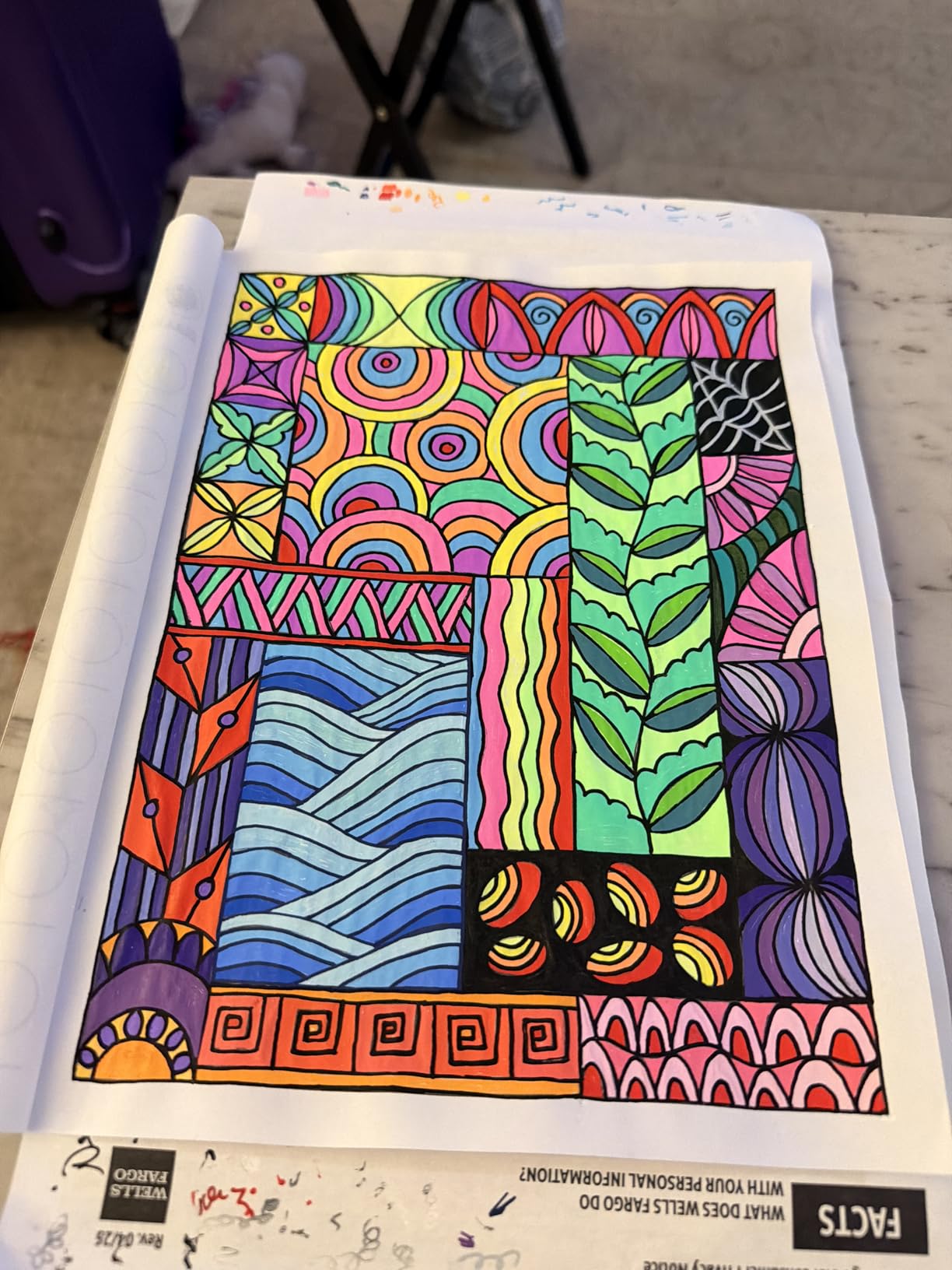 Mindfulness Patterns: Coloring Book with Creative Pattern Designs for Stress Relief and Relaxation customer photo 2