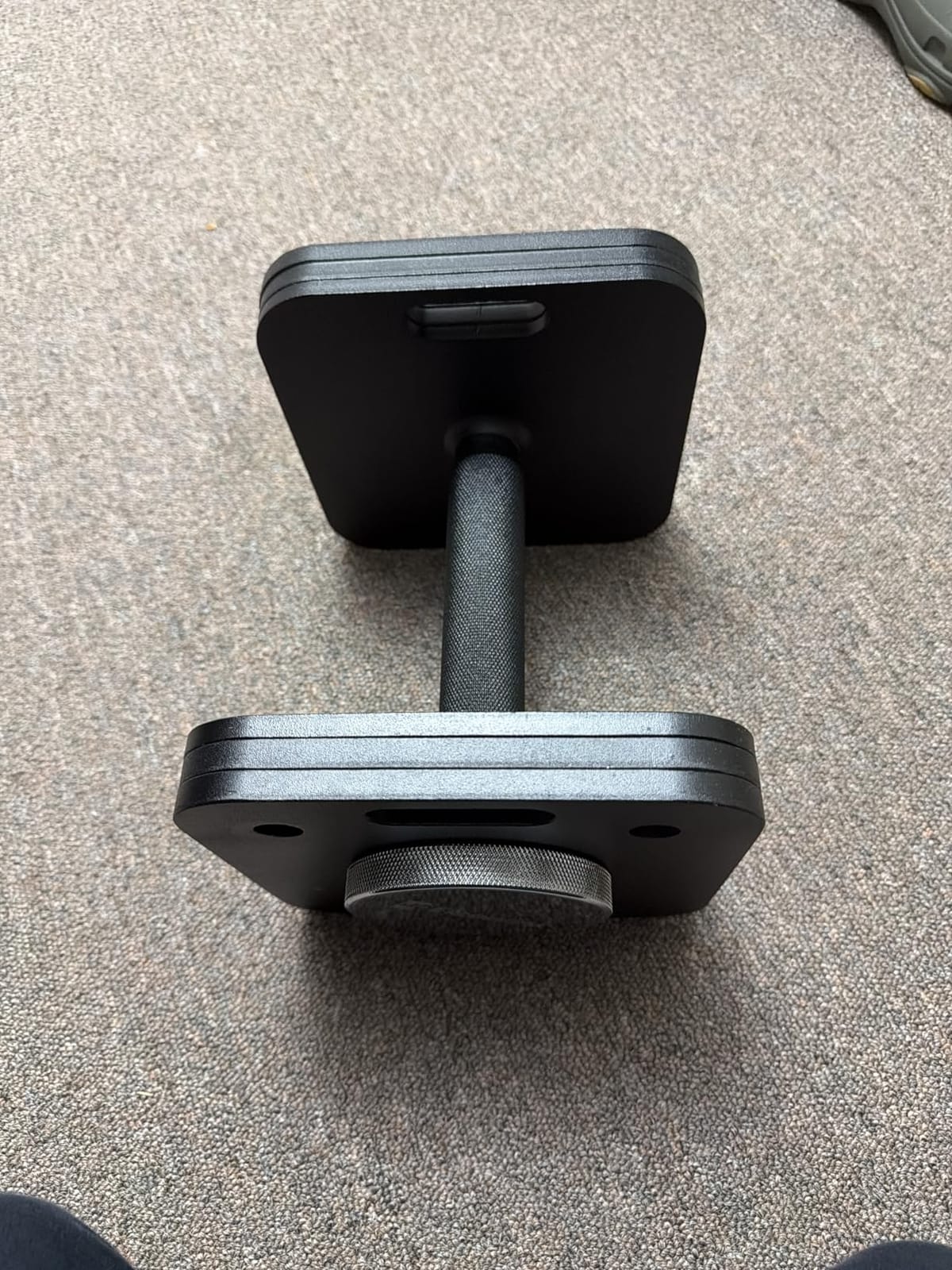 Eisenlink Adjustable Dumbbell Set, 10-50/80lb, 5lb Increments, Quick-Lock | Square Weight Dumbbells for Home Gym Fitness customer photo 2