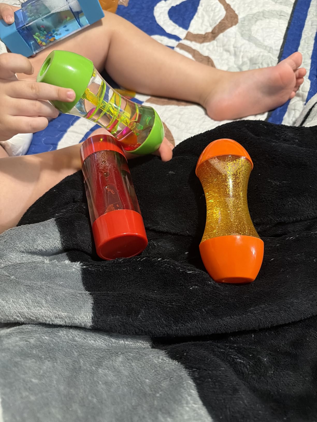 JOYIN 4-Pack Fidget Tubes for Kids, Sensory Tubes, Stress Relief Toy, Speech Therapy, Calming Toys for Children with Autism, Calm Down Corner Classroom Supplies, Back to School Gifts for Toddlers customer photo 2