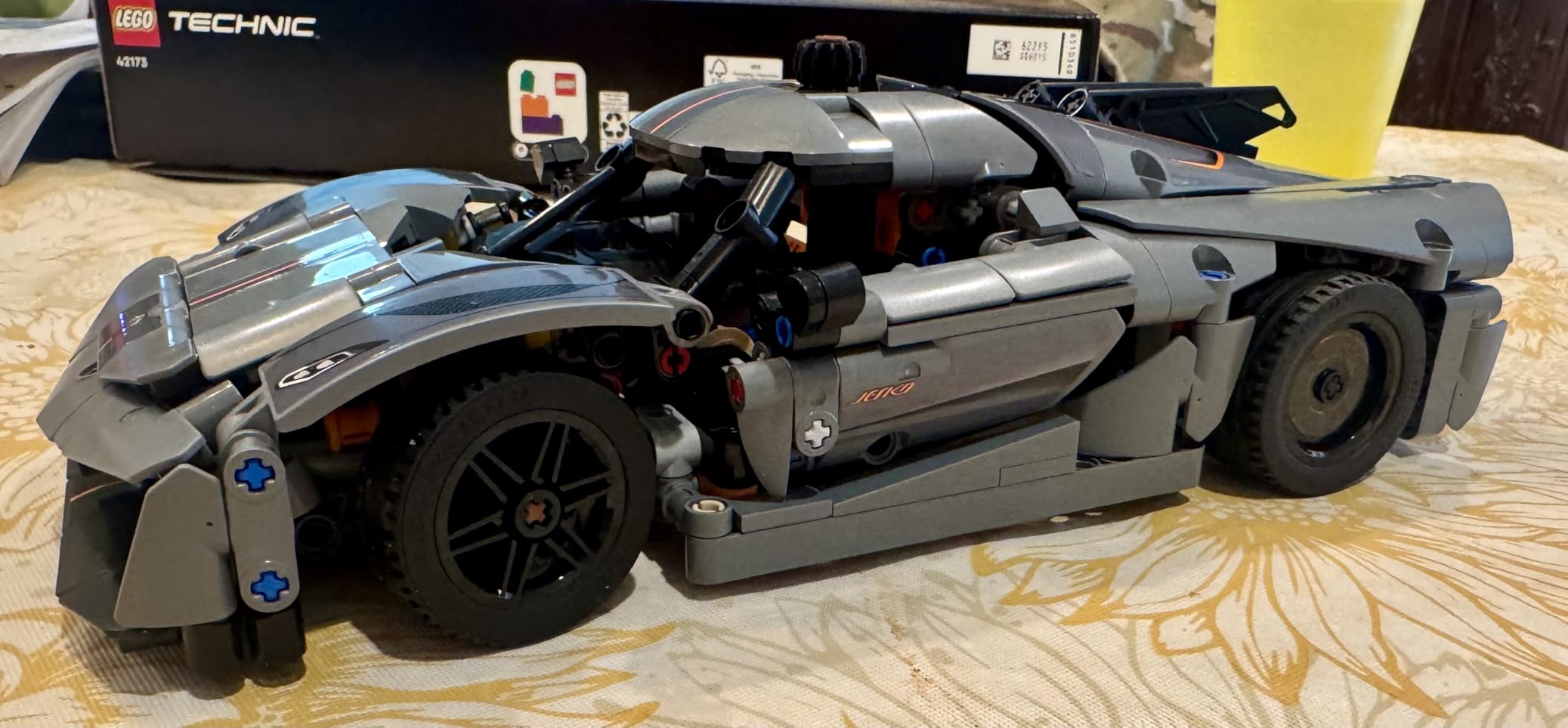 LEGO Technic Koenigsegg Jesko Absolut Grey Hypercar, Sports Car Building Set for Boys and Girls, Vehicle Racing for Kids, Buildable Model Kit, Sport Car Toy, Motor Enthusiasts' Gift, 42173 customer photo 2