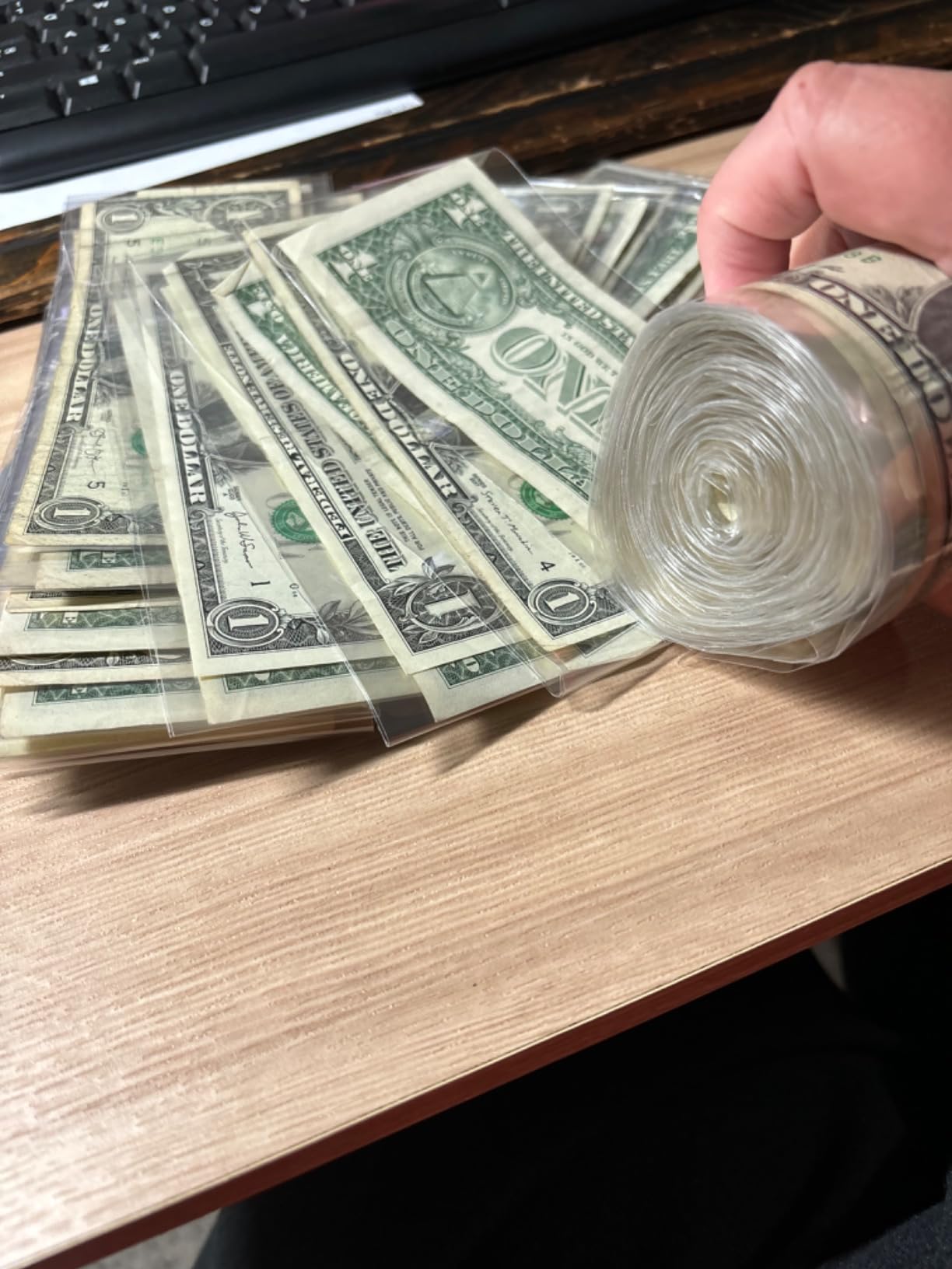 18th Birthday Money Box for Cash Gift, Surprise Pull Out Money Gift Box with 50Pcs Transparent Bags - Fun Ways to Give Cash as A 18th Birthday Gift for Girls Boys customer photo 1