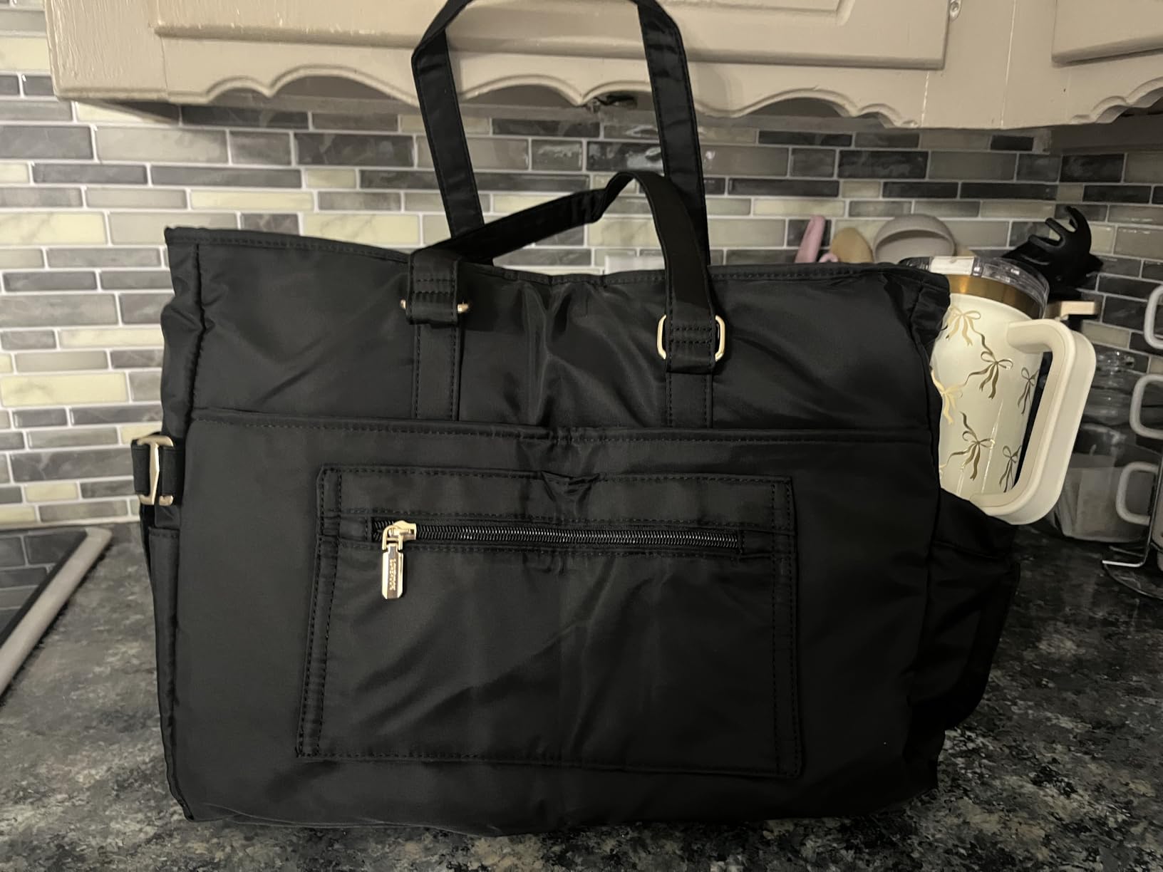 LOVEVOOK Laptop Tote Bag for Women Work, Teacher Tote Bag Nurse Bag With Large Cup Holder, Utility Professional Computer Bag For Work/Travel/College/Daily, Large Purse Handbag With Multi Pockets customer photo 2
