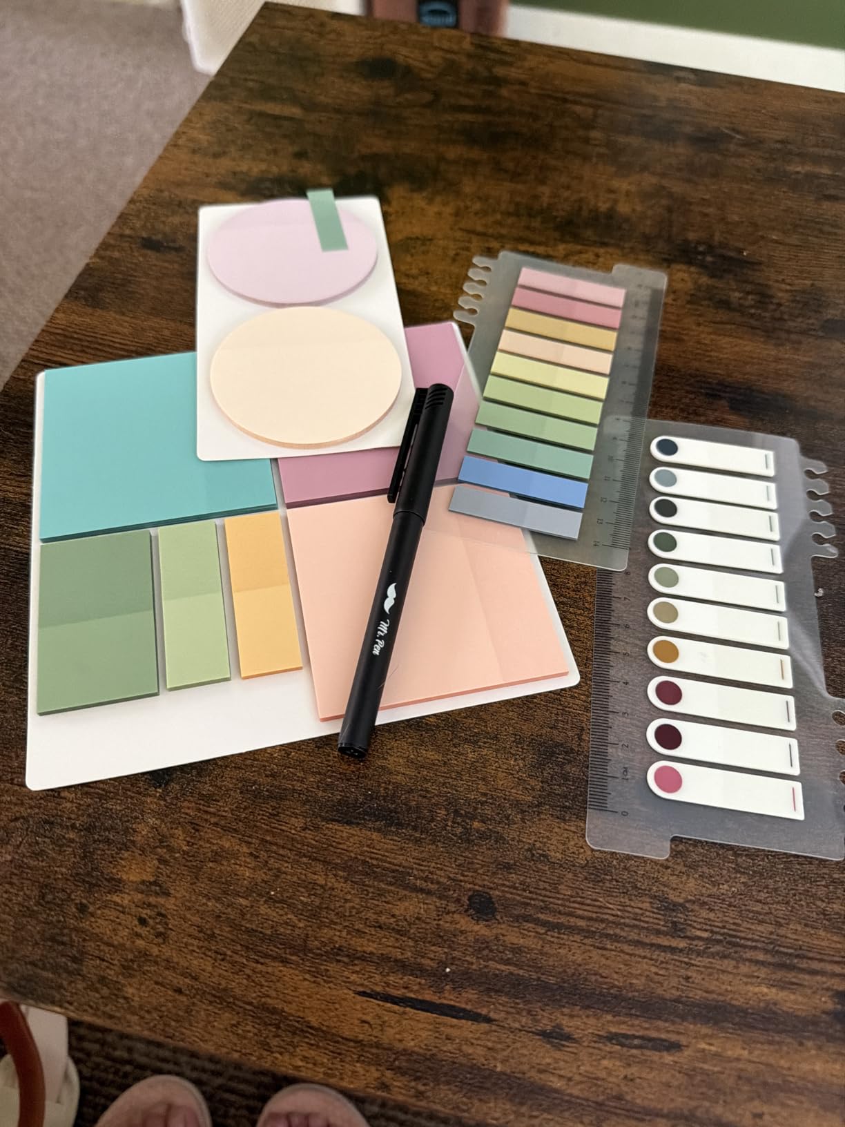 Mr. Pen Transparent Sticky Notes Set, 1000 Sheets | Transparent Sticky Notes Tabs with Marker Pen for Bible Study, Office, School, Planning, Journaling & Organization customer photo 1
