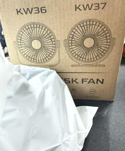 TriPole USB Desk Fan Small Portable, 360° Rotation Quiet Mini Personal Fan, 3 Speeds customer photo 1