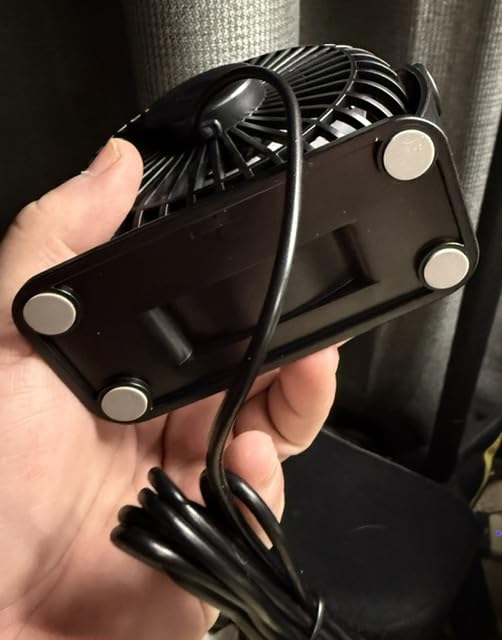 TriPole USB Desk Fan Small Portable, 360° Rotation Quiet Mini Personal Fan, 3 Speeds customer photo 2