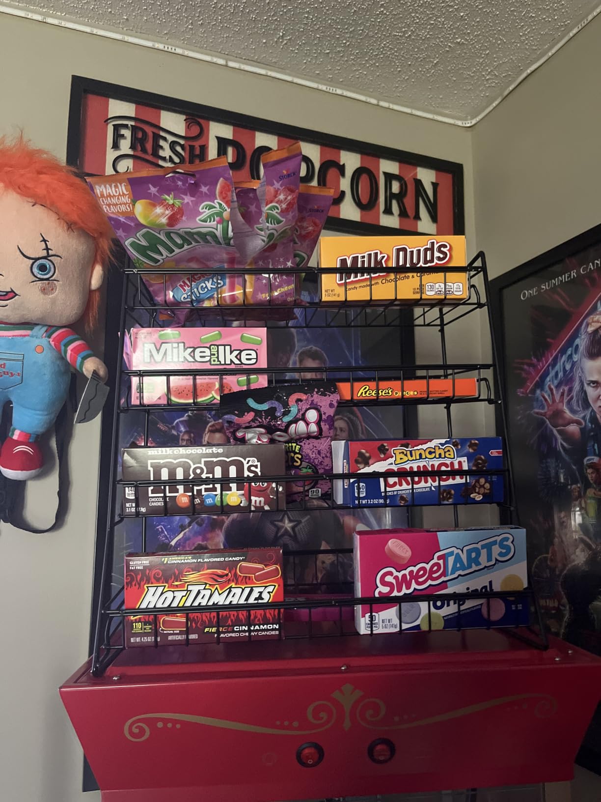Candy Display Rack Countertop, Upgraded Snack Rack Display Stand | Snack Organizer for Countertop, Chip Rack Display Stand customer photo 1