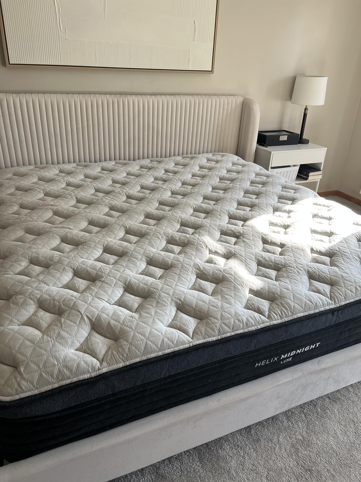 Helix Midnight Luxe with GlacioTex Cooling Mattress, King customer photo 2