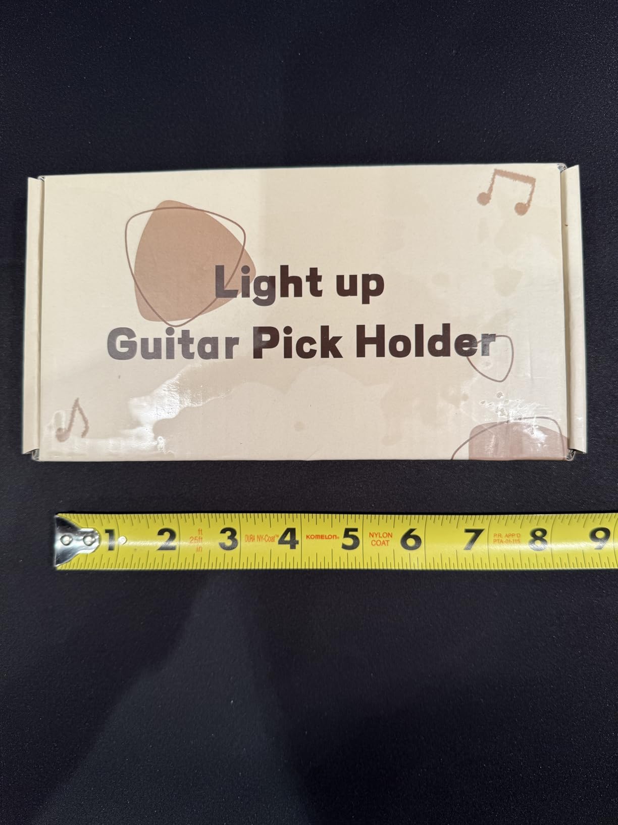 Light Up Guitar Pick Holder, Electric Guitar Headstock Shaped Acrylic & Wooden USB Powered Display Case - Guitar Accessories Gift for Players/Men (Picks Storage Organizer) customer photo 1