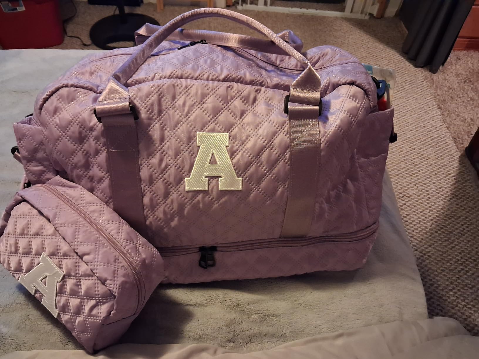 Overnight Travel Bag for Women, Weekend Duffel Bags with Shoe Compartment, Gifts for Women Friend Niece Sister customer photo 1