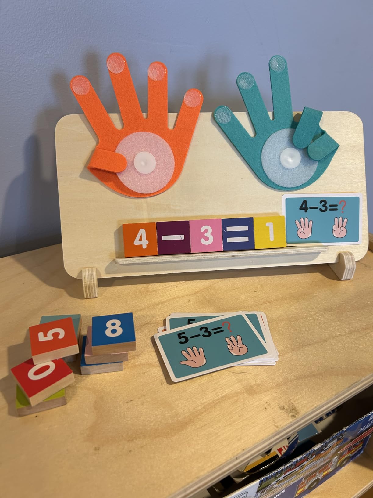 MOTREE Preschool Math Manipulatives Learning Toys for Toddlers 2-4 | Montessori Number Counting Block Toys for Kids, Educational Toys for 3-5 Year Old Boys Girls customer photo 2
