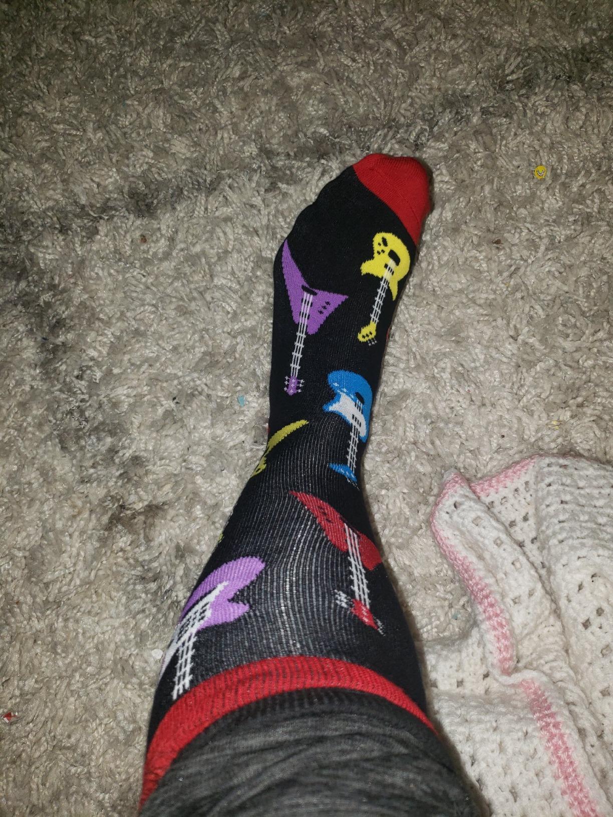 Lavley Funny Socks For Geeks - Cool Gifts for Gamers, Musicians and Teachers customer photo 1