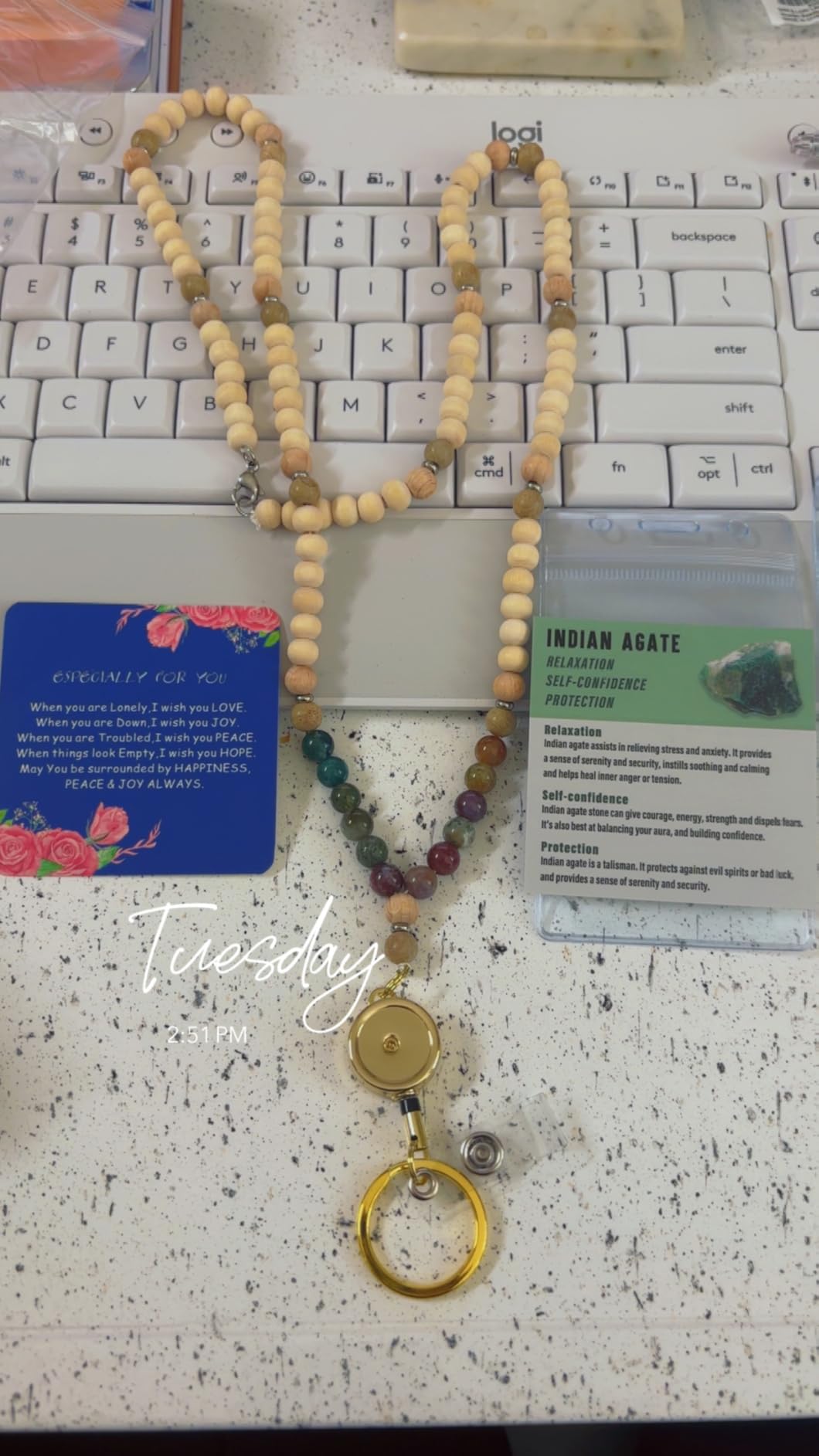 SAM & LORI Lanyards for Id Badges Teacher Lanyard With Id Holder Retractable Lanyards Beaded Cute Key Chain Keychain Women Cruise Ship Cards customer photo 2