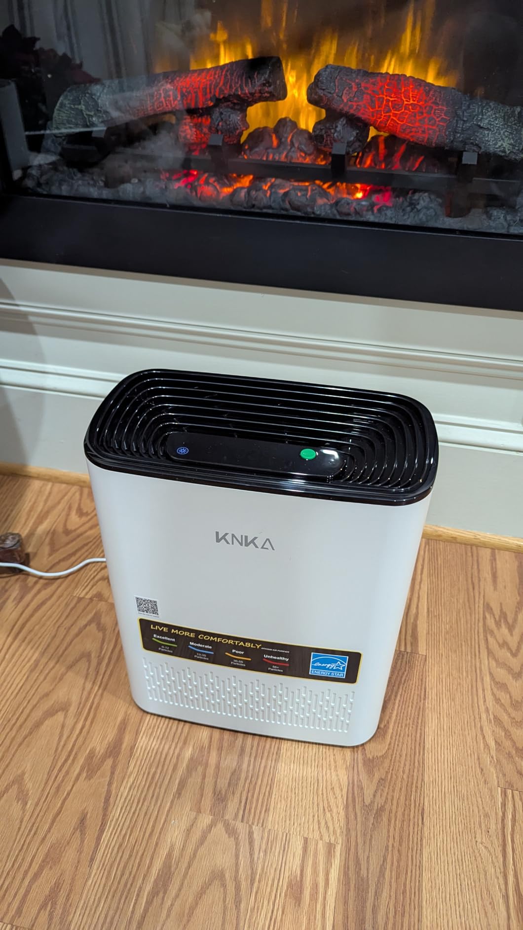 KNKA Air Purifiers for Home Bedroom Up to 1147 Ft² in 1 Hr, APH3000, White | Washable Pre-Filter, AHAM VERIFIDE, AQI Display, Turbo & Auto Modes, HEPA Sleep Mode, Air Cleaner for Dust, Pollen customer photo 2
