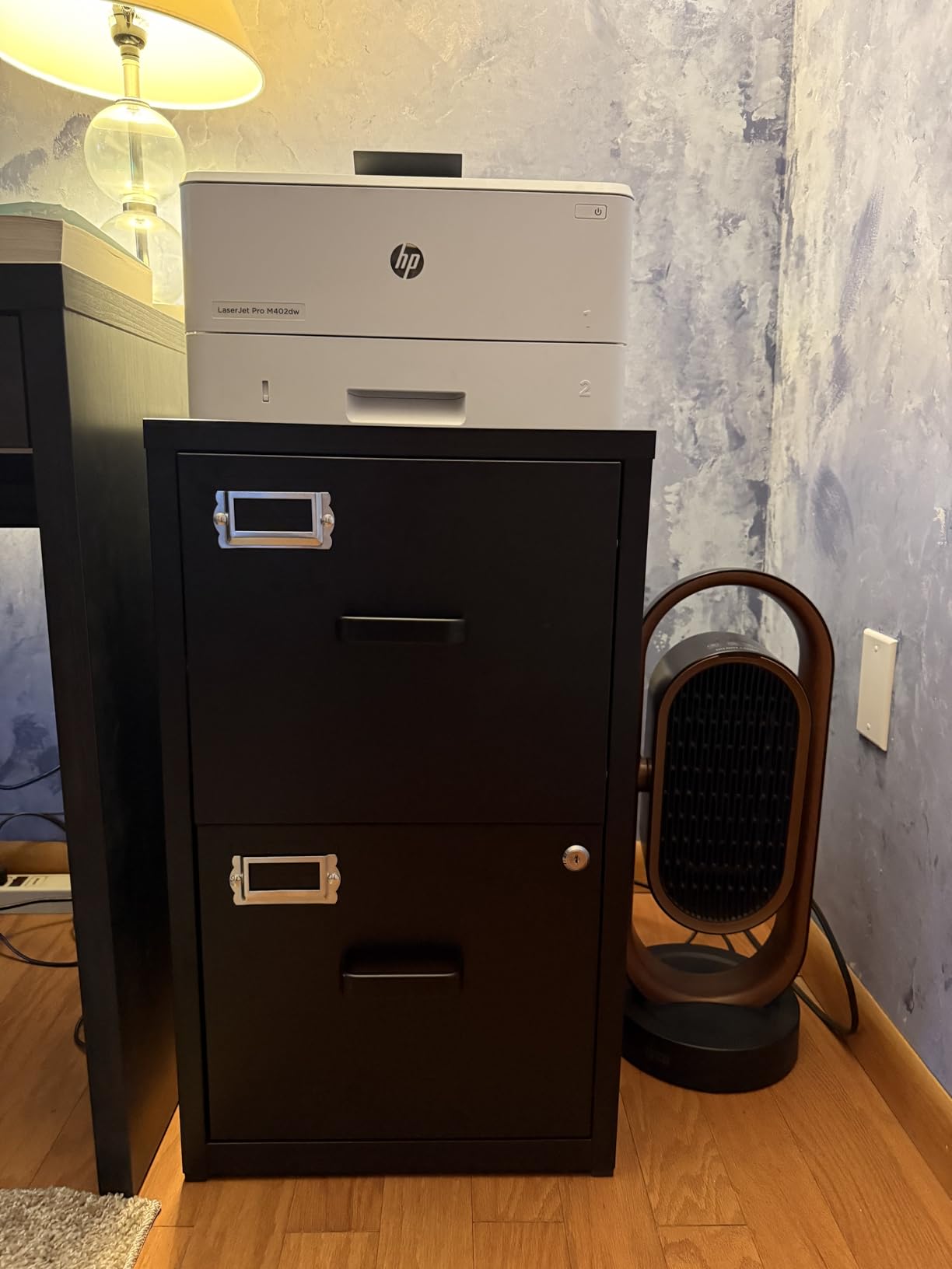 BYNSOE 2 Drawer File Cabinet with Lock Vertical Filing Storage Cabinet Office Home Steel Vertical File Cabinets for Letter Size File Cabinet Locked customer photo 2