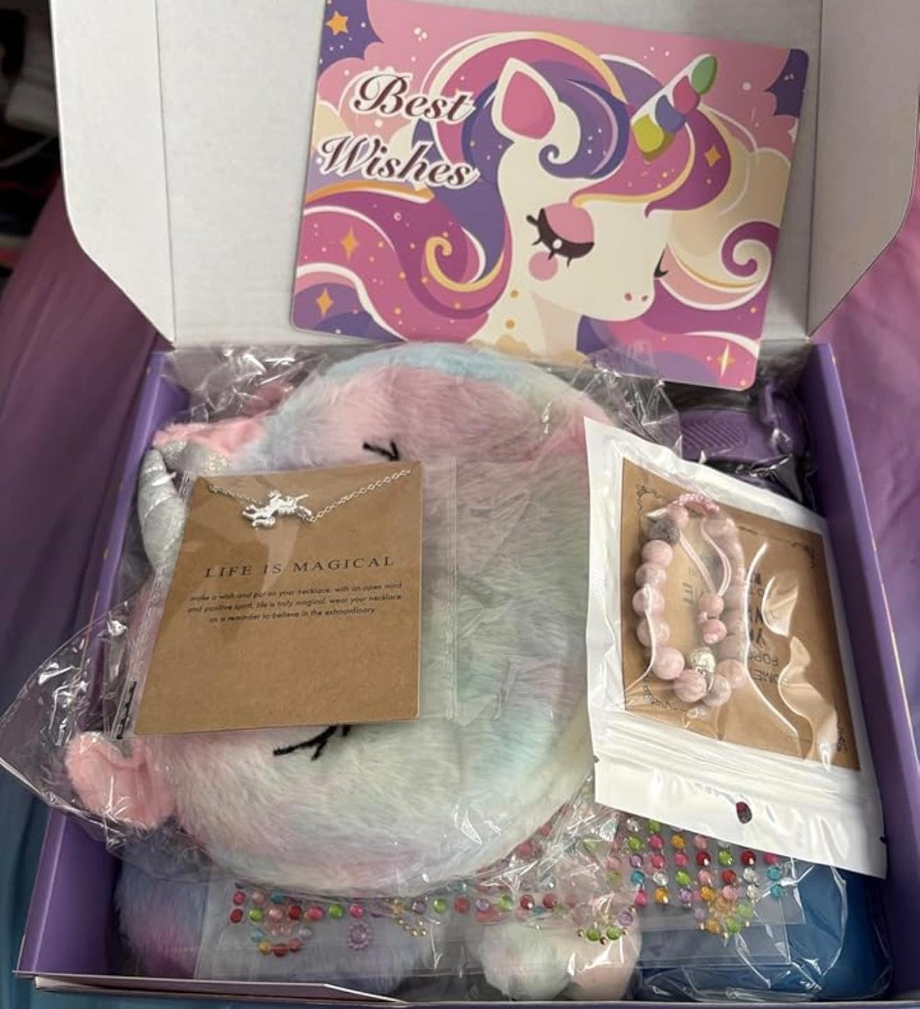 Jenria Unicorn Gift for Girls, Kindergarten Graduation Gifts, Birthday Gifts for Girls Age 3-10 customer photo 1