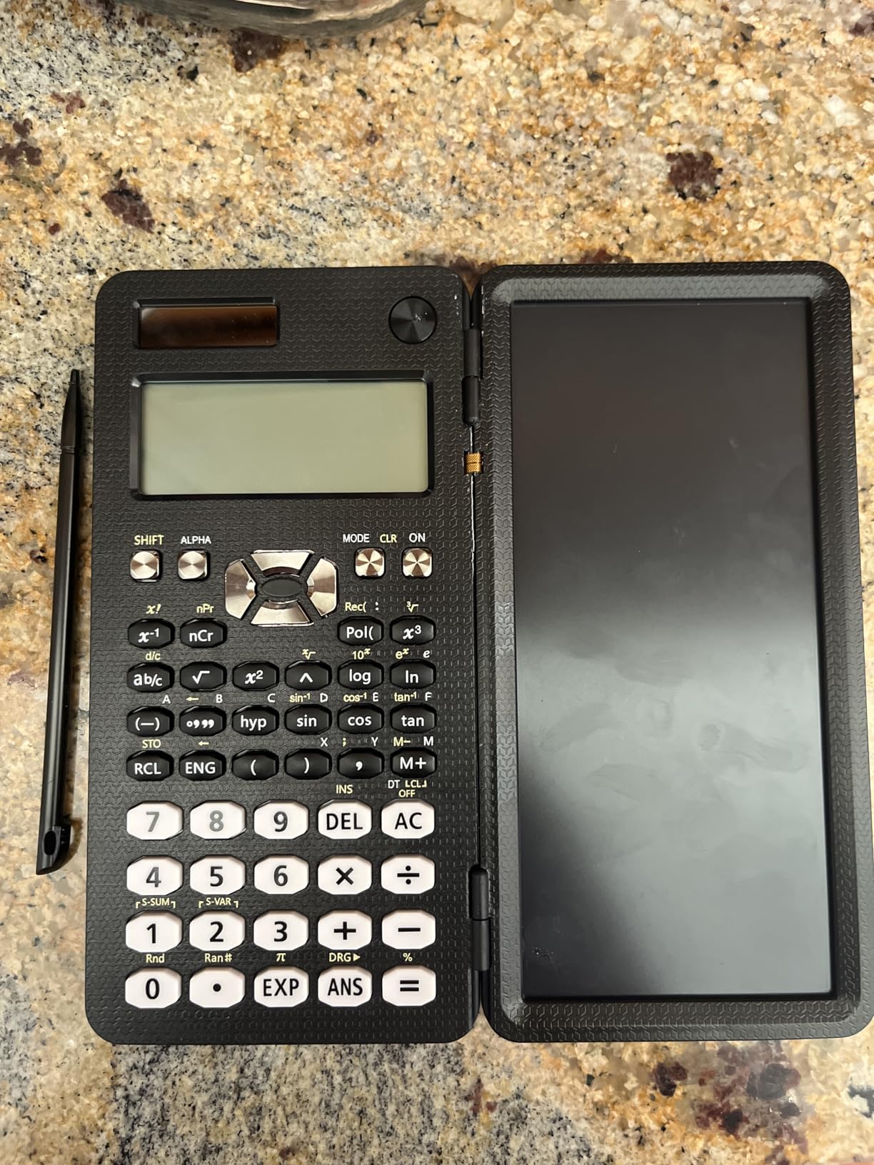 NEWYES Rechargeable Scientific Calculators 991ES MAX, 417 Functions, Writing Pad, Foldable Hard Case customer photo 1