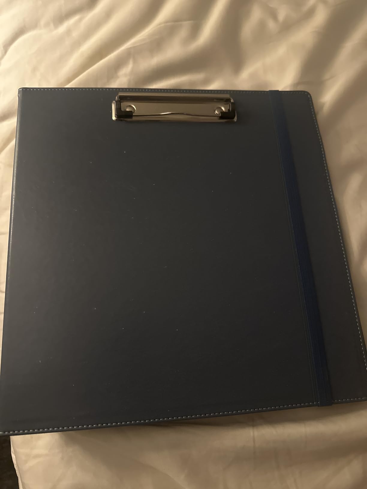 SKYDUE 3 Ring Binder with Clipboard, 2 Inch Heavy Duty Binder, PU Clipboard Binder with Notepad & 5 Dividers with 10 Pockets, Labels, Clipboard Folder Great for School Office (Fit Letter Sized Paper) customer photo 1