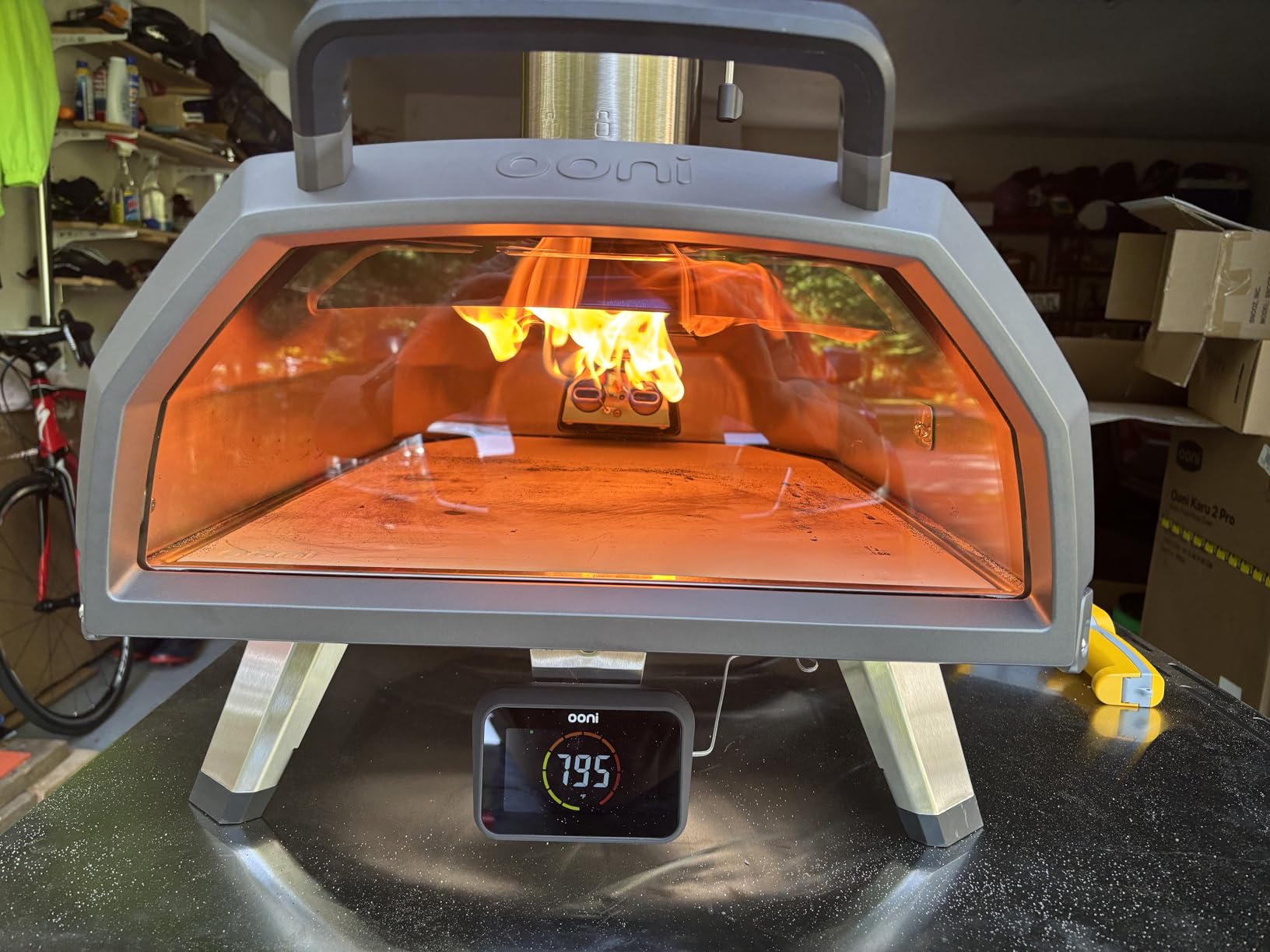 Ooni Karu 2 Pro Multi-Fuel Pizza Oven - Wood and Gas Outdoor Pizza Oven with Pizza Stone & Integrated Thermometer, Pizza Oven Outdoor, Dual Fuel 16 Inch Pizza Maker, Outdoor Cooking Grill customer photo 1