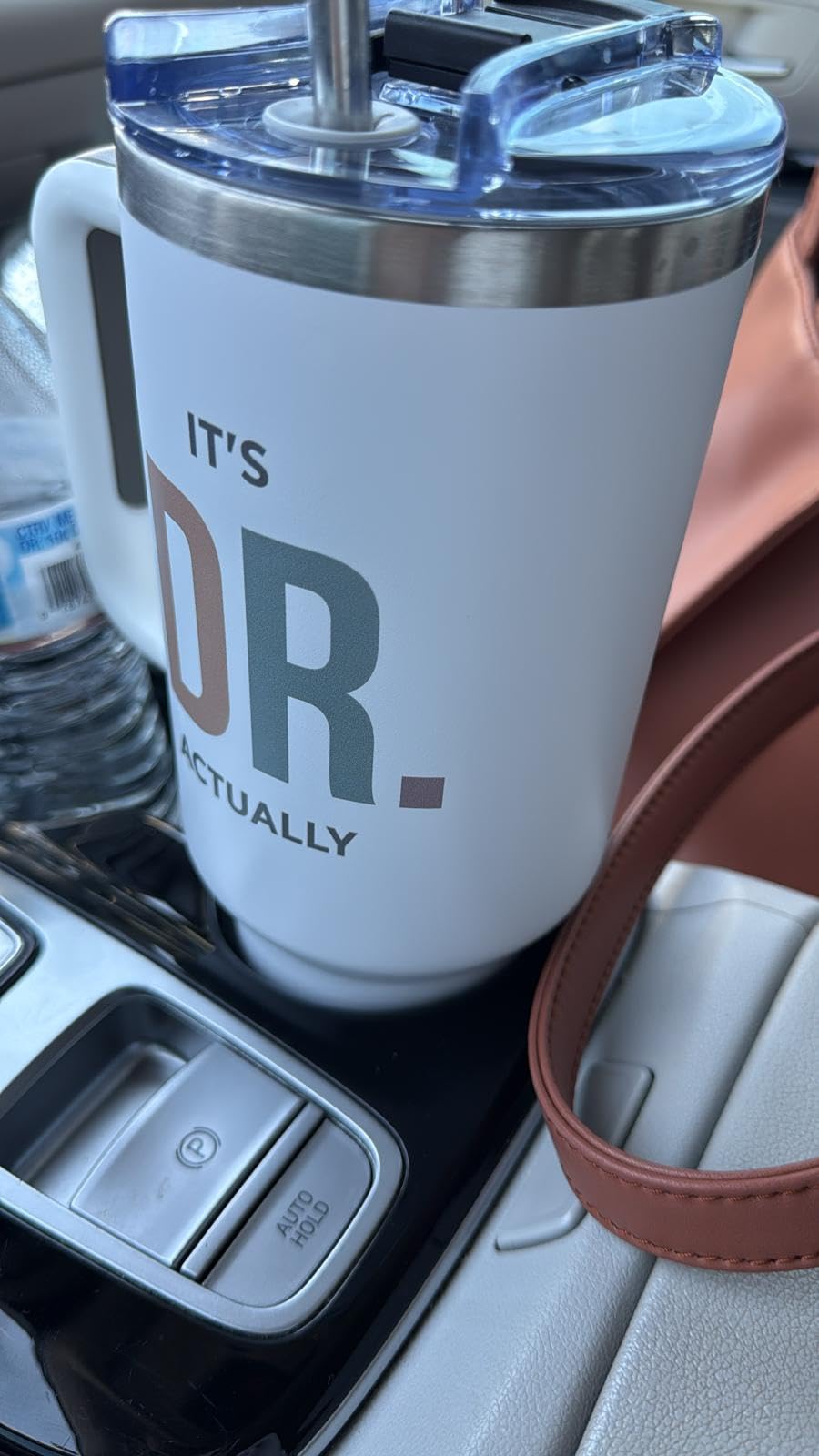PhD Graduation Gifts, Doctor Gifts, It's Dr Actually Tumbler 40oz | Doctor Phd Doctorate Gift for Women Men Doctoral Graduates, Doctorate Doctors Graduation Gift, Doctoral Degree customer photo 1