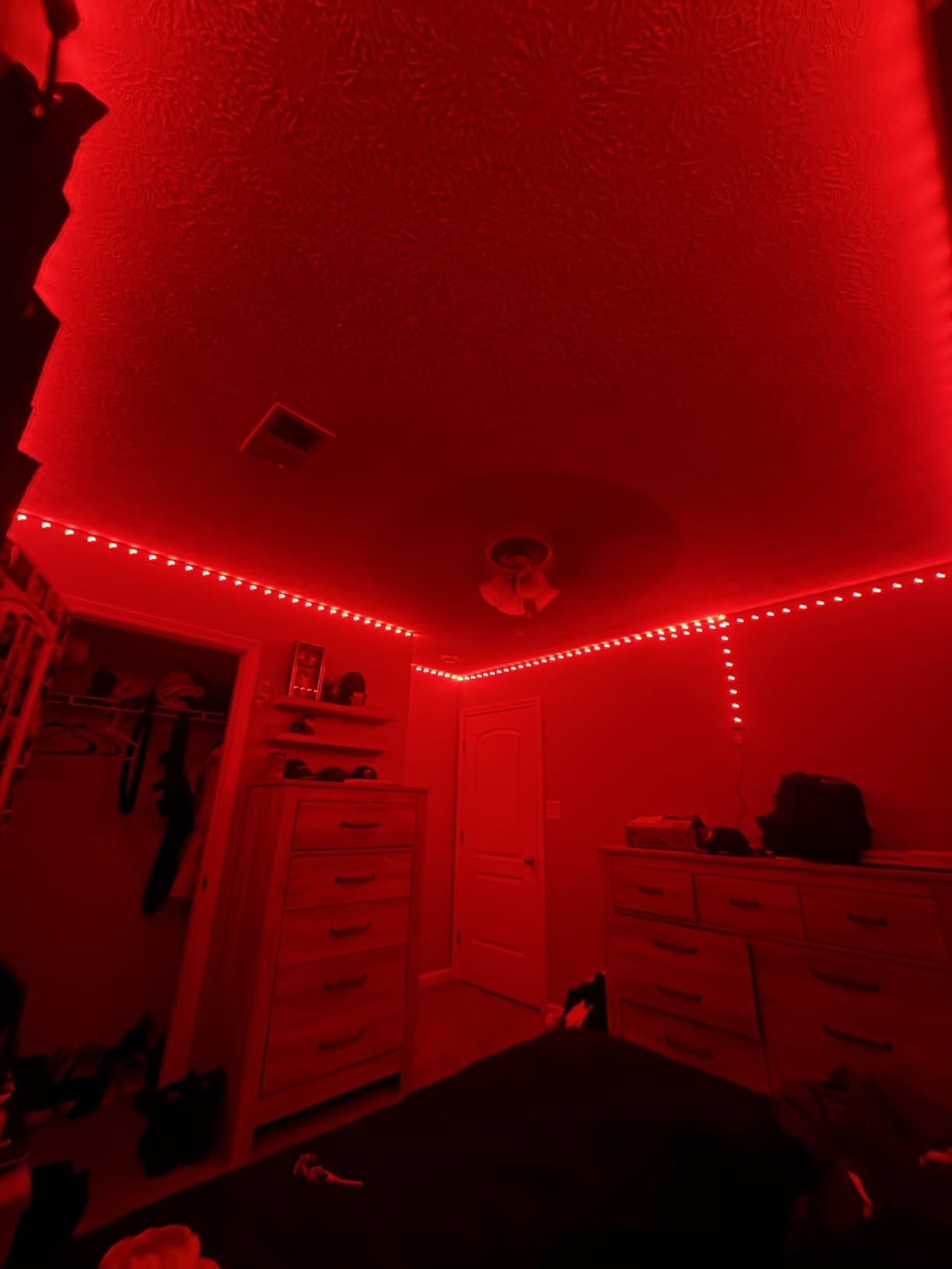 DAYBETTER LED Strip Lights 110ft, Smart Lighting Strips with App Remote Control, RGB Music Sync Color Changing Lights for Bedroom Kitchen Party Home Decor Luces led para cuarto (1 Roll) customer photo 1