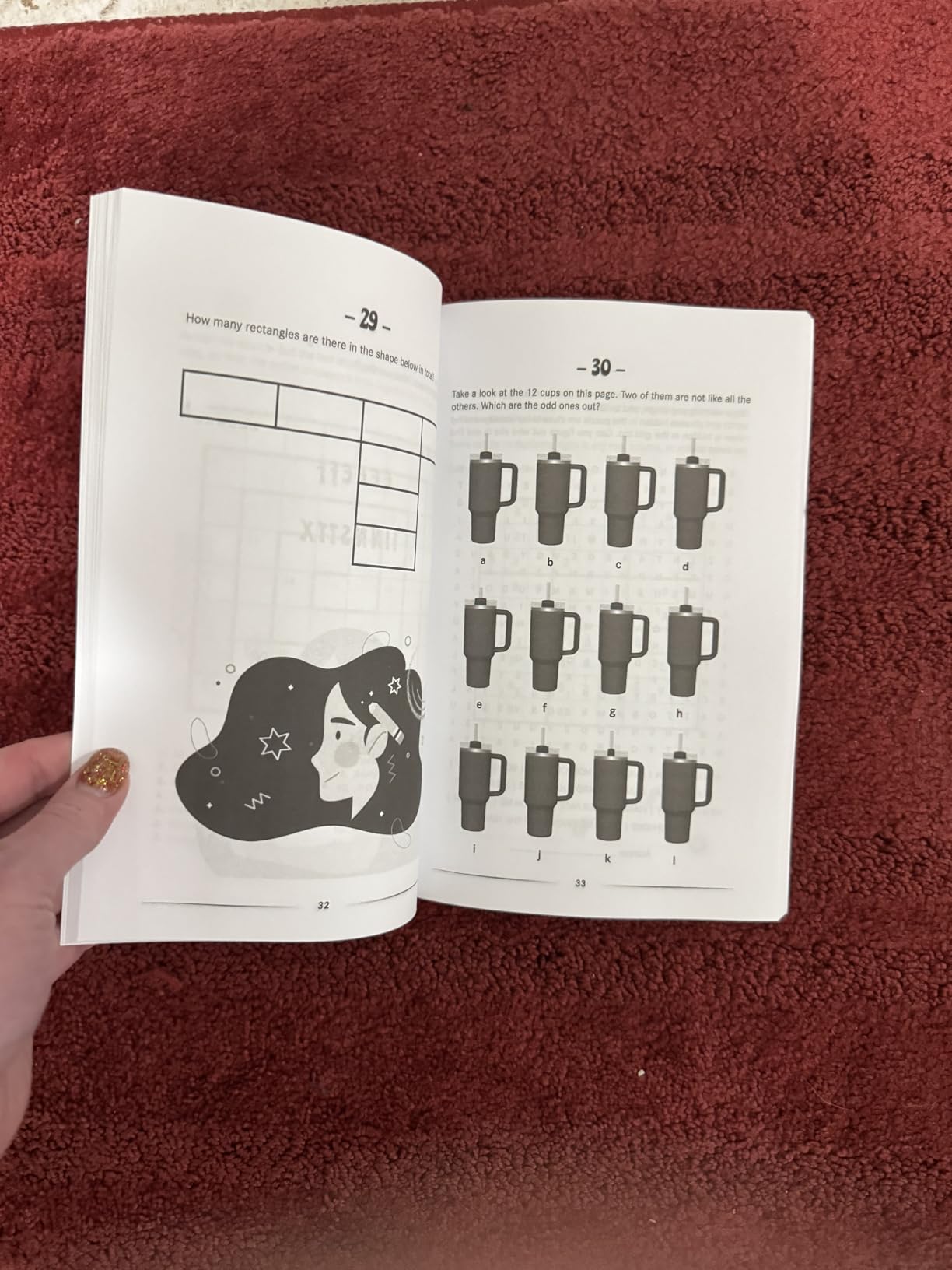 The Ultimate Activity Book for Smart Girls: Tricky Brain Teasers, Mind Games and Logic Puzzle Activities for Girls 8-12 customer photo 2