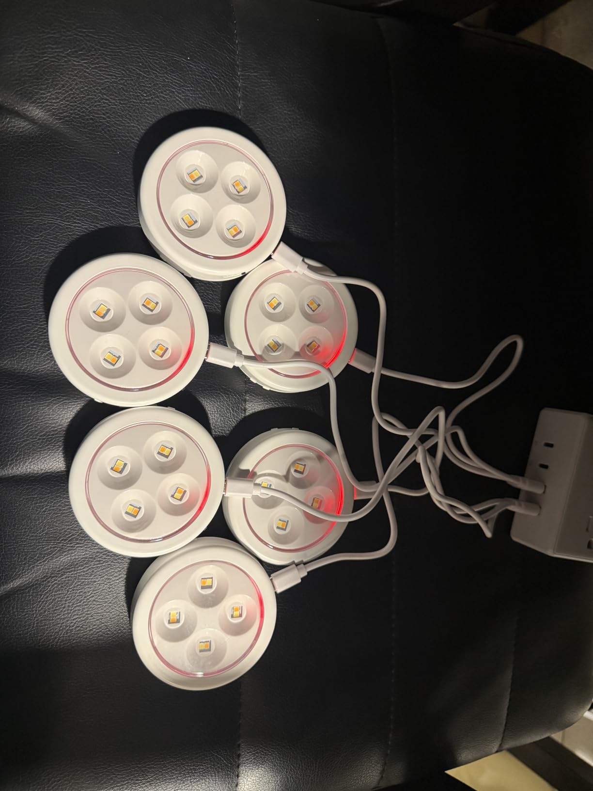 EZVALO LED Puck Lights, Rechargeable Touch Light, 2.95'' Mini Tap Lights, Wireless Closet Light, Under Cabinet Lighting, 3 Color Temps, Stick On Lights Kitchen,Closet,Pantry(2 Pack) customer photo 1