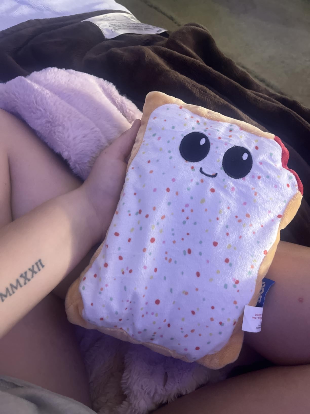 Pop-Tarts Happy Helpers By Relatable, The Cozy Comfort That's Anything But Boring, Get Relief with Cozy Heated Plushies and Other Dorm Essentials, Includes 1 Microwavable Pop-Tarts Heating Pad customer photo 1