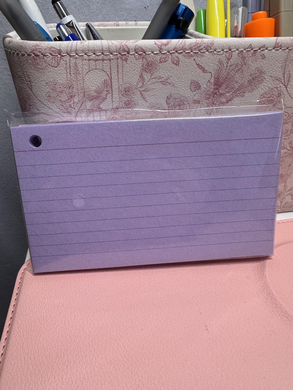 300 Count Colored Index Cards 3 x 5 Inch Ruled Index Cards, Flash Cards College Ruled for Office School Supplies and Home Organization, Durable Study To Do List Note Cards with Ruled Lines customer photo 2