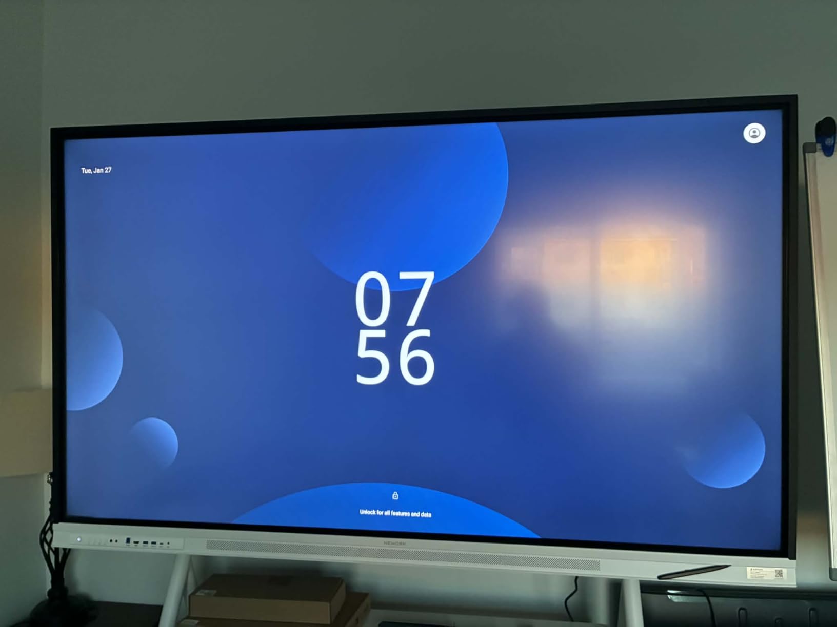 75 Inch 4K Smart Board, Google EDLA-Certified Interactive Whiteboard | Android 14 OS, 50-Point Touch, Wireless Casting,Touchscreen Digital Whiteboard for Classroom Office Home (With Wall Mount) customer photo 2