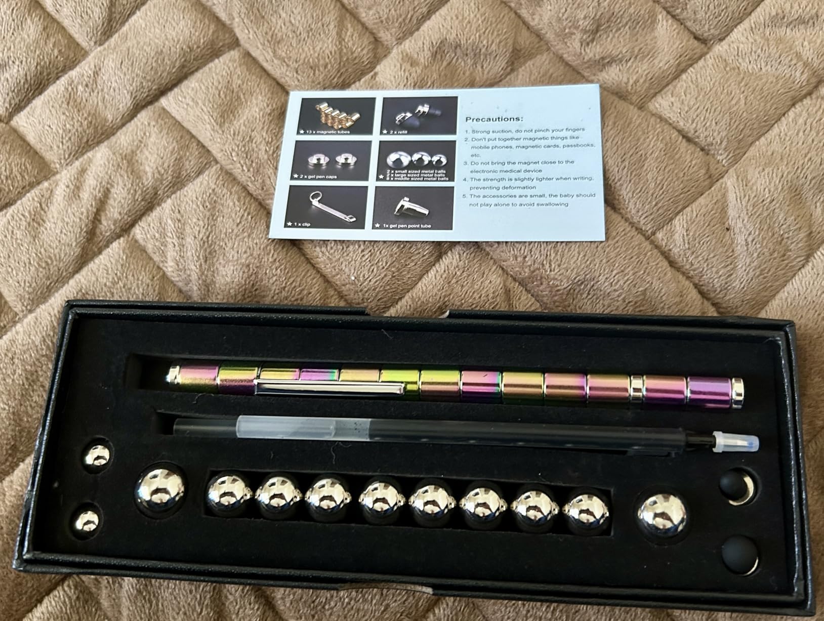 Fidget Pen, Magnetic Pen, Magnetic Fidget Pen, Teenagers Gifts(Colorful) | Trendy Stress-Relief Toy for Teenagers, Work Decompression Gadgets, Teenager's Birthday Gift Ideas customer photo 2