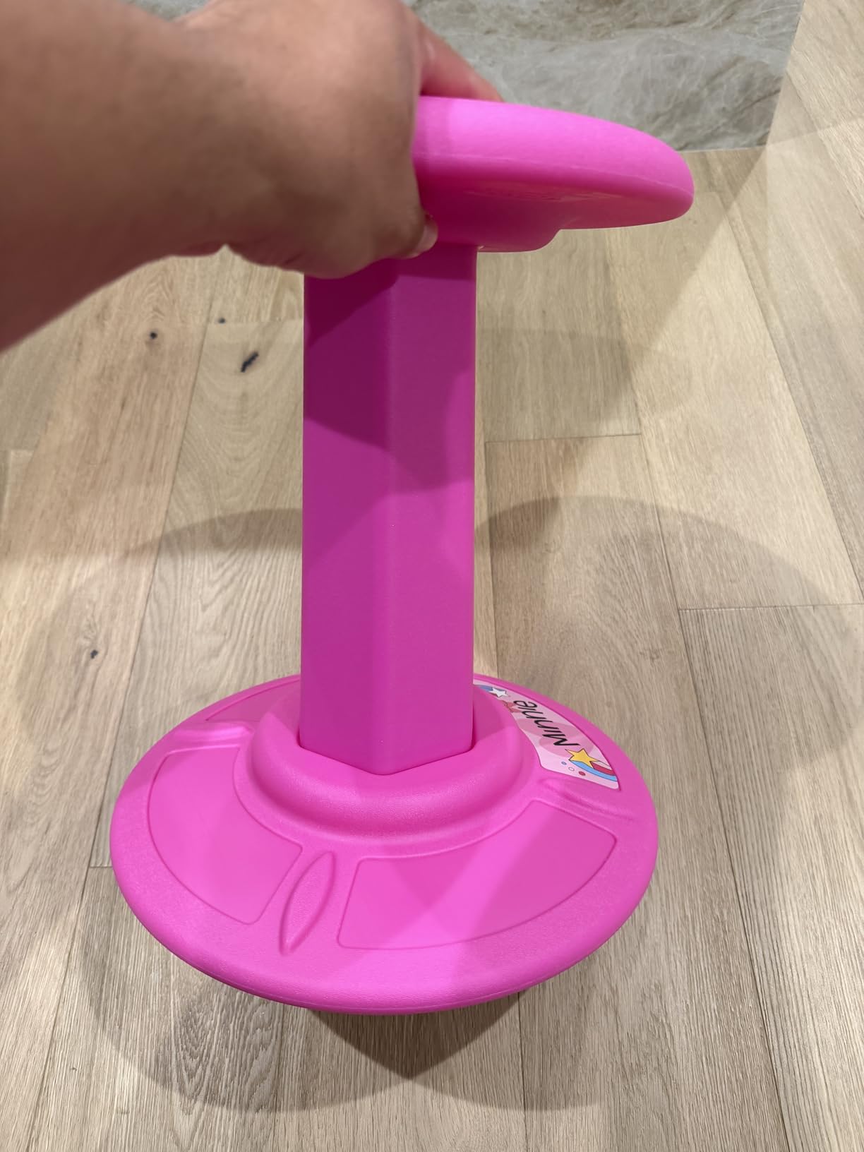 JAKKS Pacific Kid's Minnie Mouse Wiggle Stool Wobble Stools for Seating - Active Learning Stool for Kids, Sitting Balance Chair, Kids Stand Up Stool, Seating Wobble Chair customer photo 2