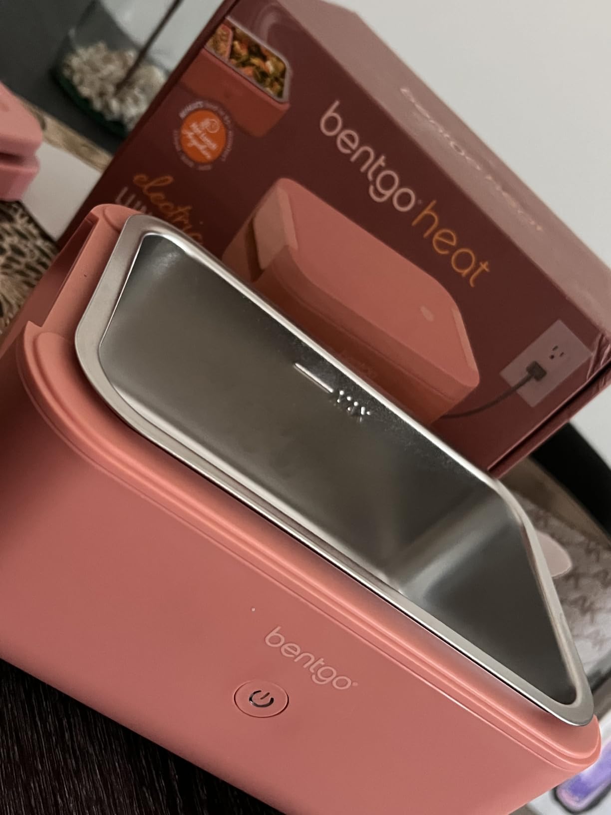 Bentgo Heat Electric Lunch Box & Portable Food Warmer for Work & Travel | Heated Lunch Box, 4.1-Cup Stainless Steel Container, Leakproof Lid, Wall & Car Power Cords (Latte) customer photo 2