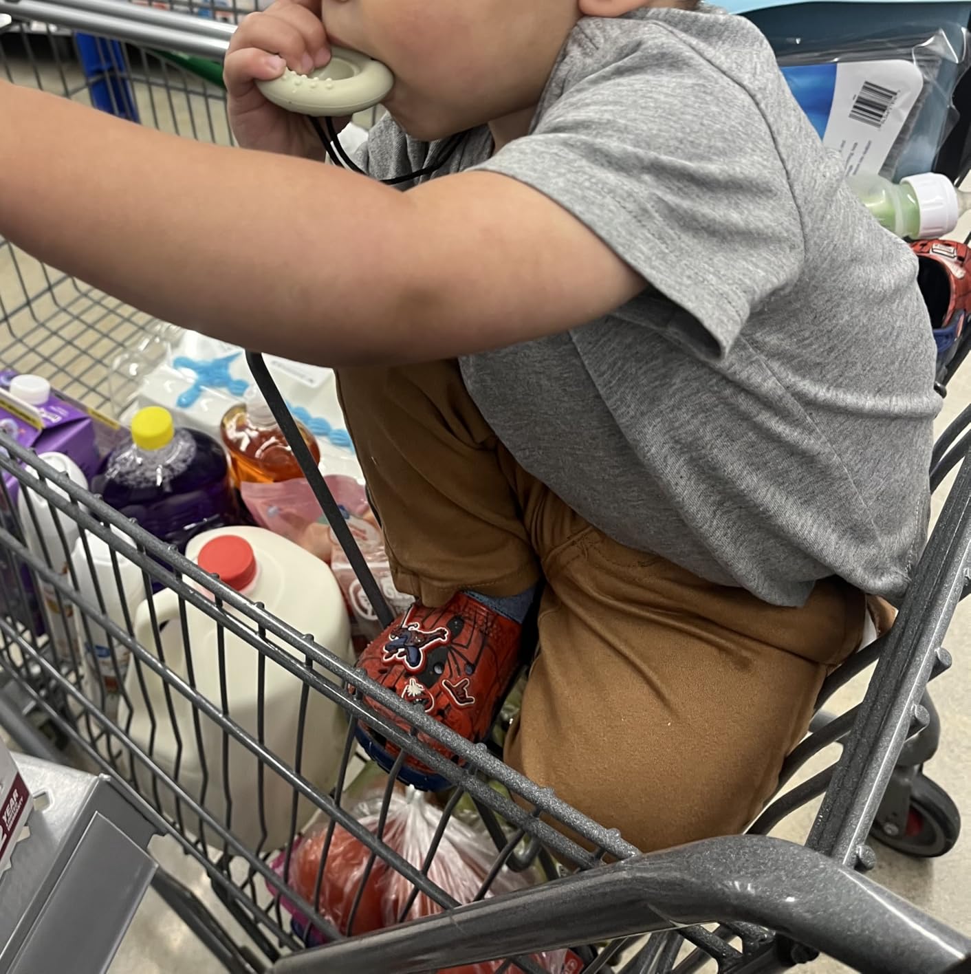 MISSLILI Sensory Chew Necklaces for Aggressive Chewers | Silicone Chewelry for Autism, ADHD, Oral Motor Therapy & Baby Teething - Dinosaur (BPA-Free, Textured Surface) customer photo 1