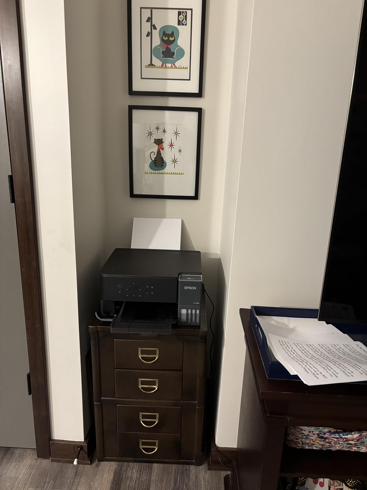 Epson EcoTank ET-2980 Wireless Color All-in-One Supertank Printer - White | Cartridge-free print, scan, copy; up to 15 ppm, borderless photo printing, auto 2-sided; ideal for home and everyday use customer photo 2