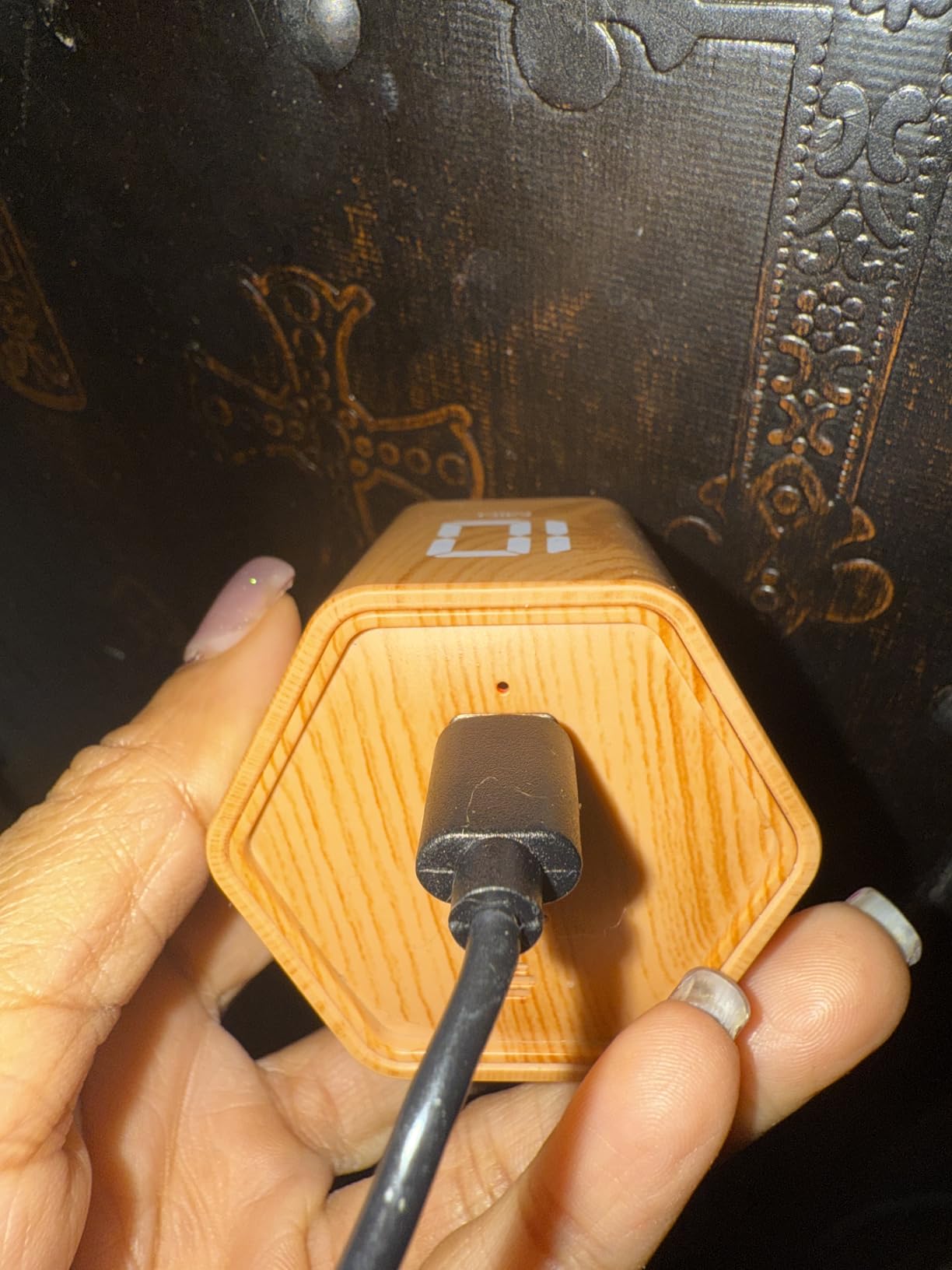 Productivity Timer 1, 5, 10, 30, 60 Minutes Preset, Desk Cube Timer with Gravity Sensor/Mute/Vibration for ADHD, Work, Study, Kitchen, Back to School (Wood Grain) customer photo 1